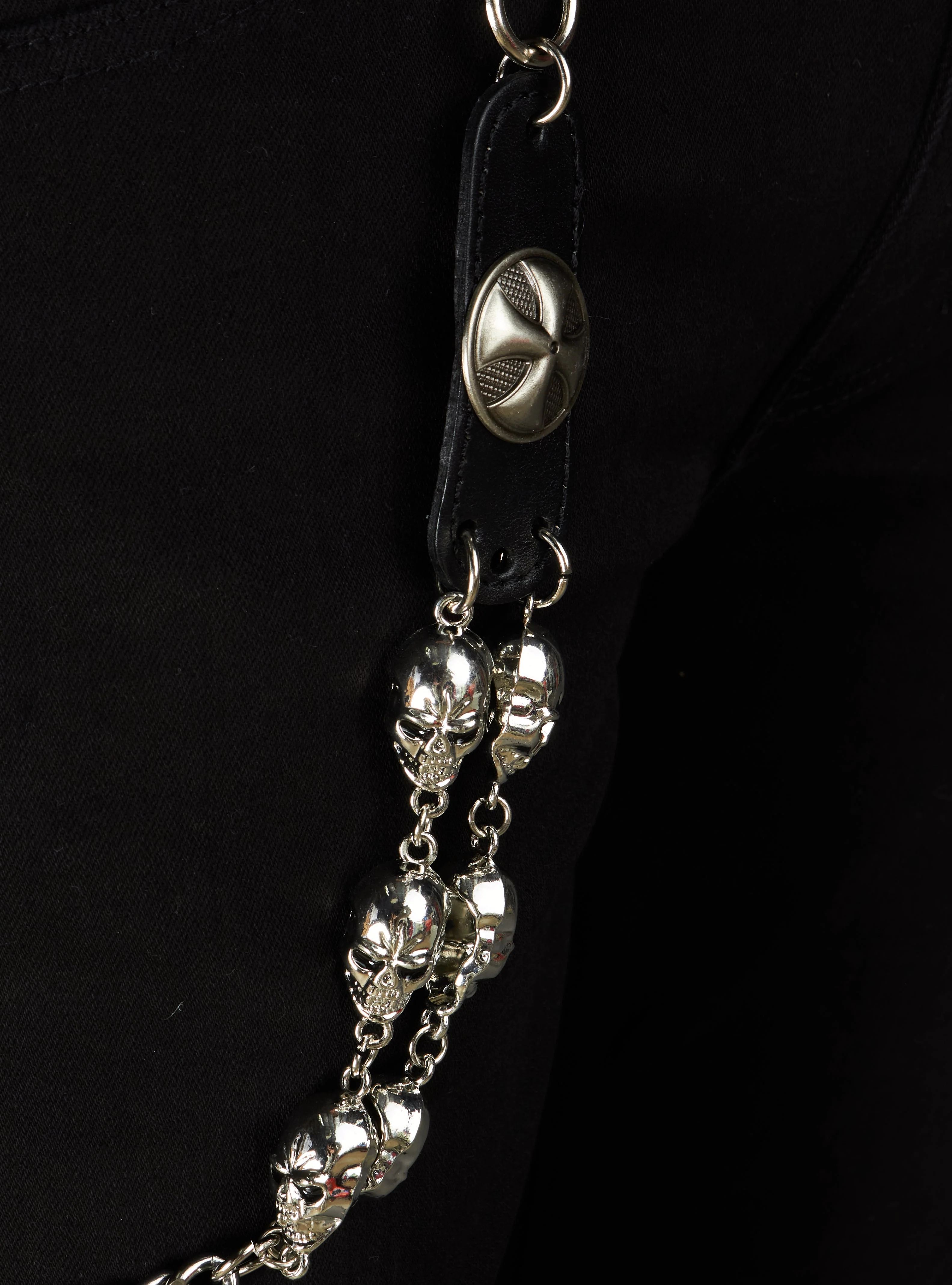 Politics Chain - Emblem Skulls - Silver - 104 - Image 7