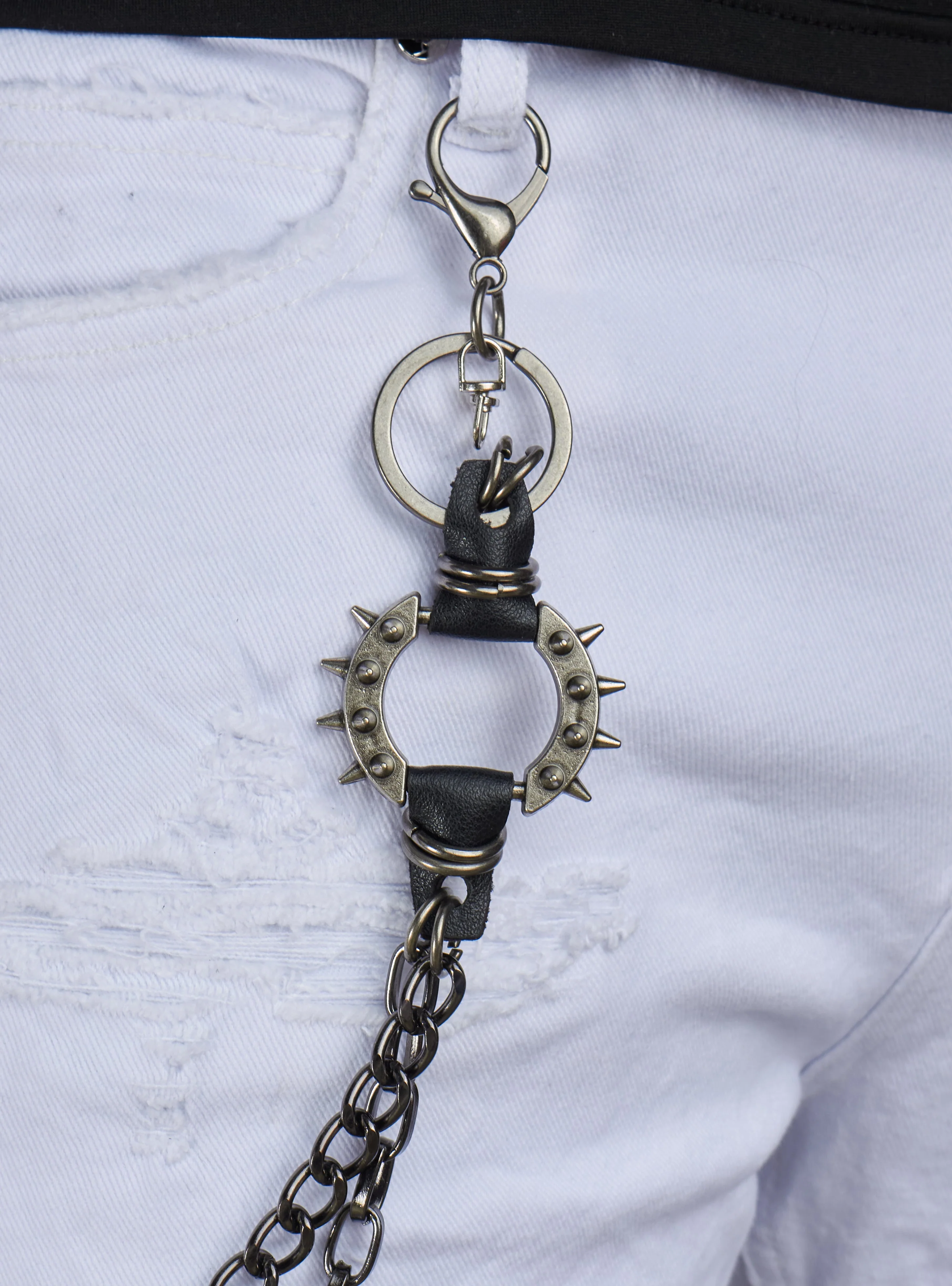 Politics Chain - Spike Emblem - Gunmetal - 108 - Image 6