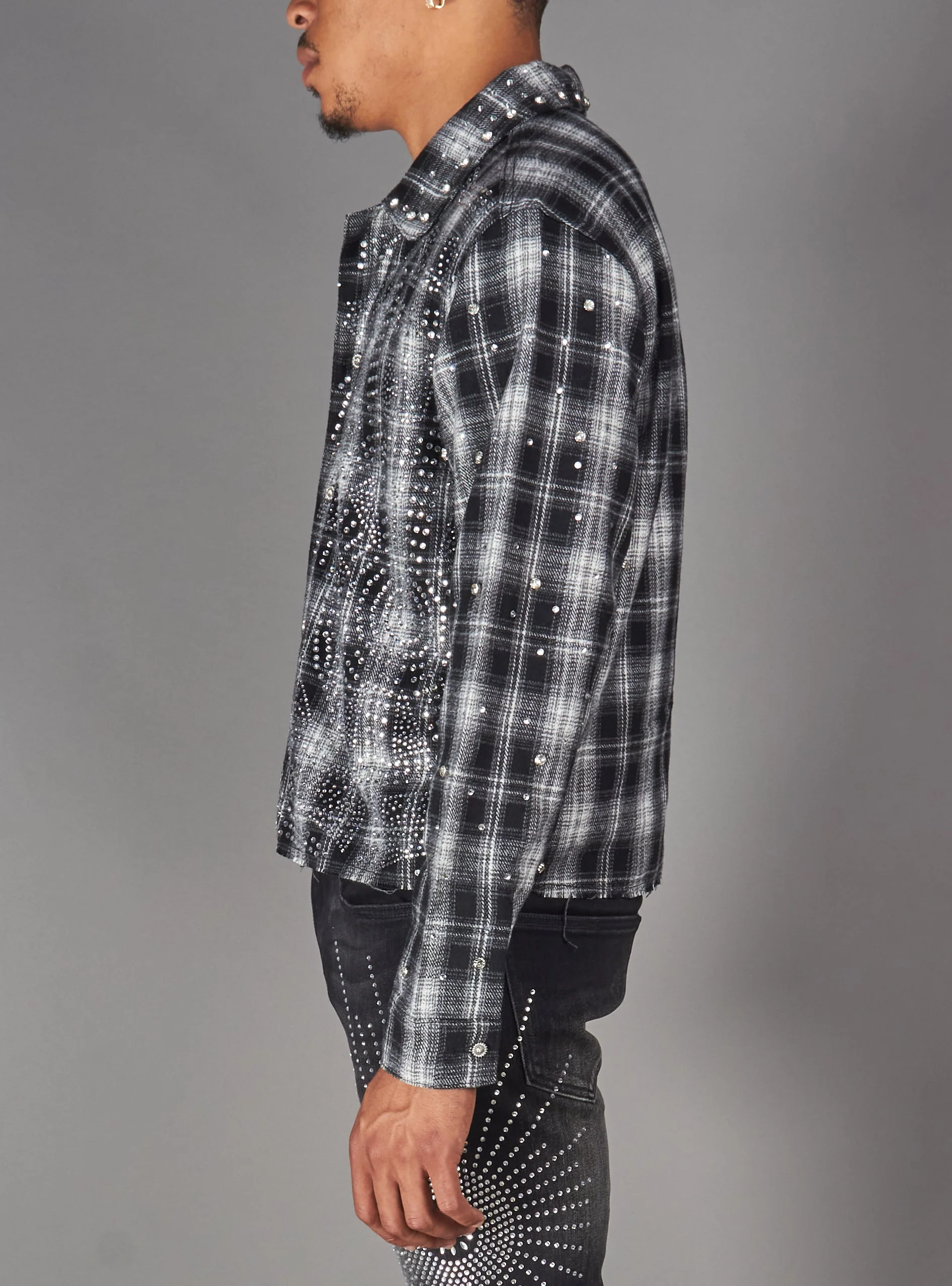 Politics Flannel - Eron - Black- Hol-11 - Image 3