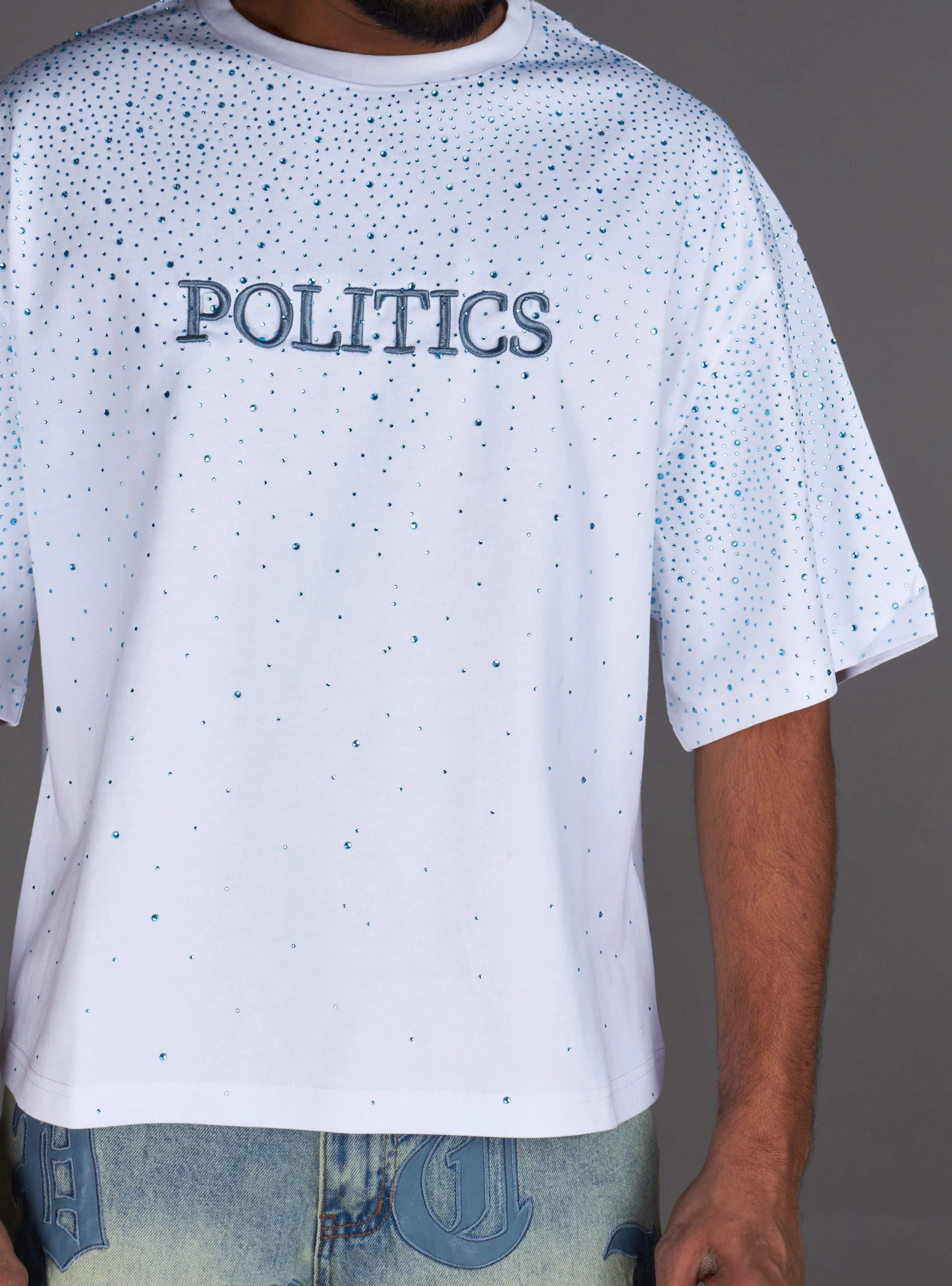Politics Shirt - Bingley - Blue Wash - 927 - Image 3