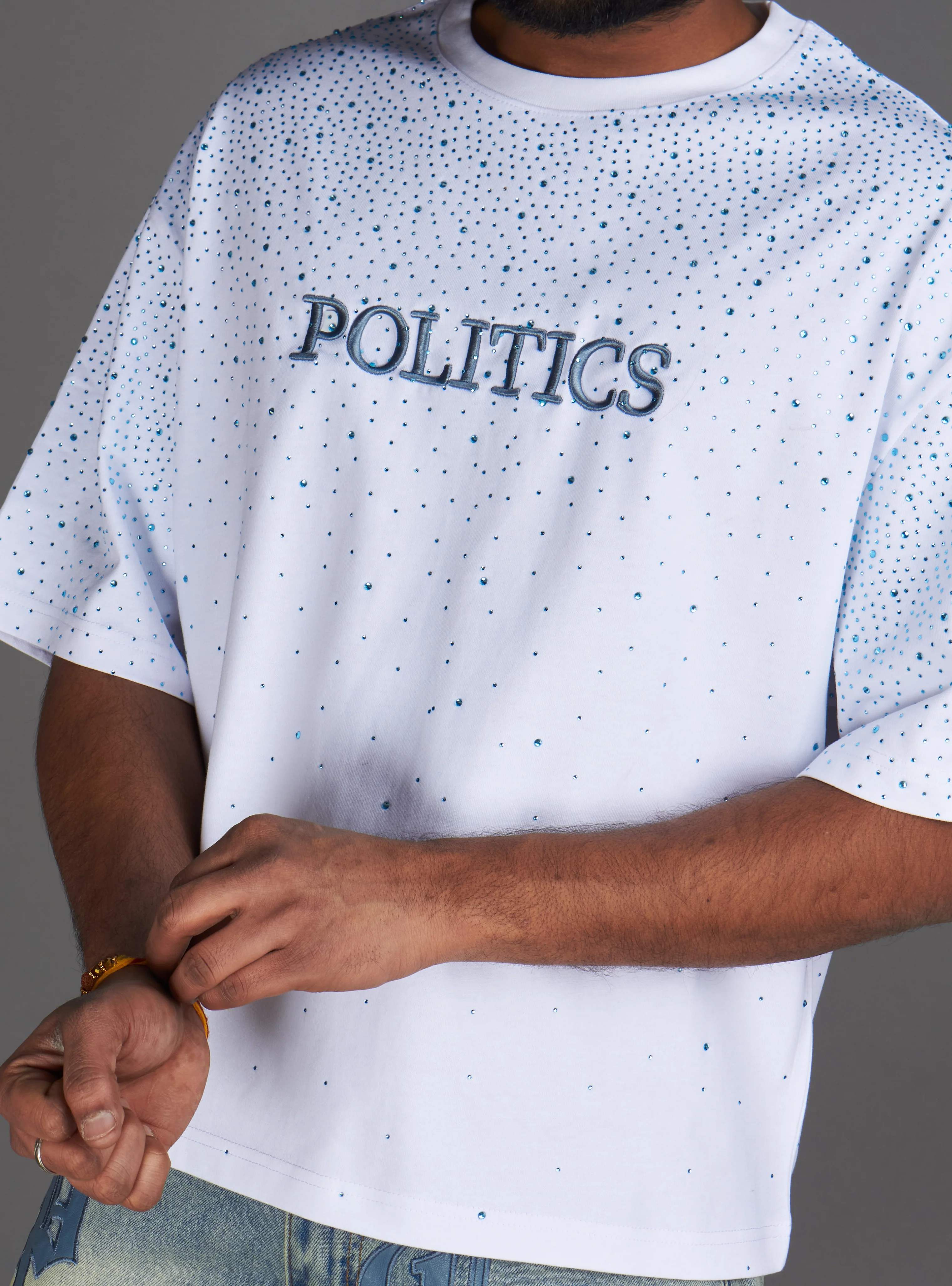 Politics Shirt - Bingley - Blue Wash - 927 - Image 5