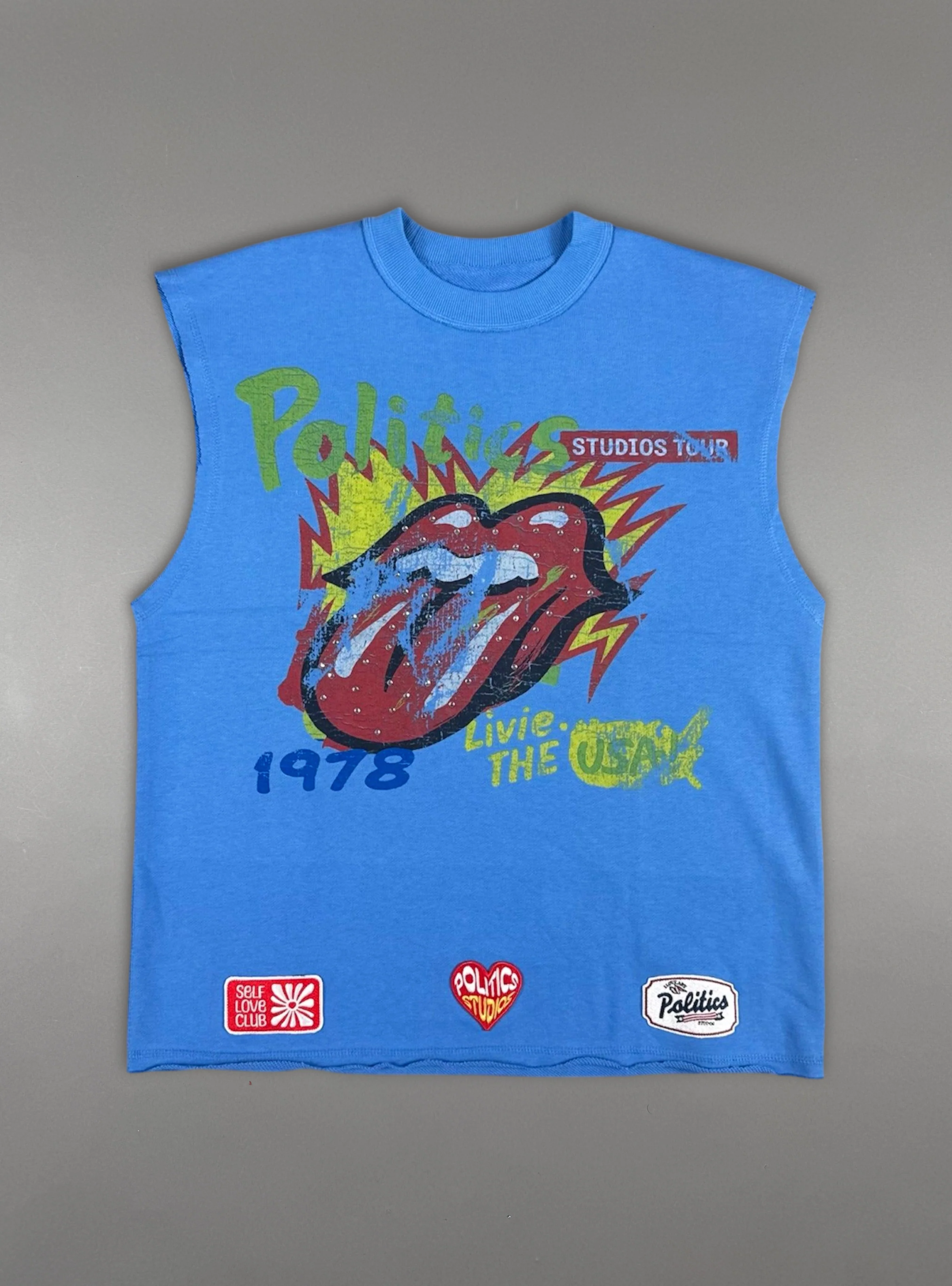 Politics Tank Top - Blue - Cruz - 9