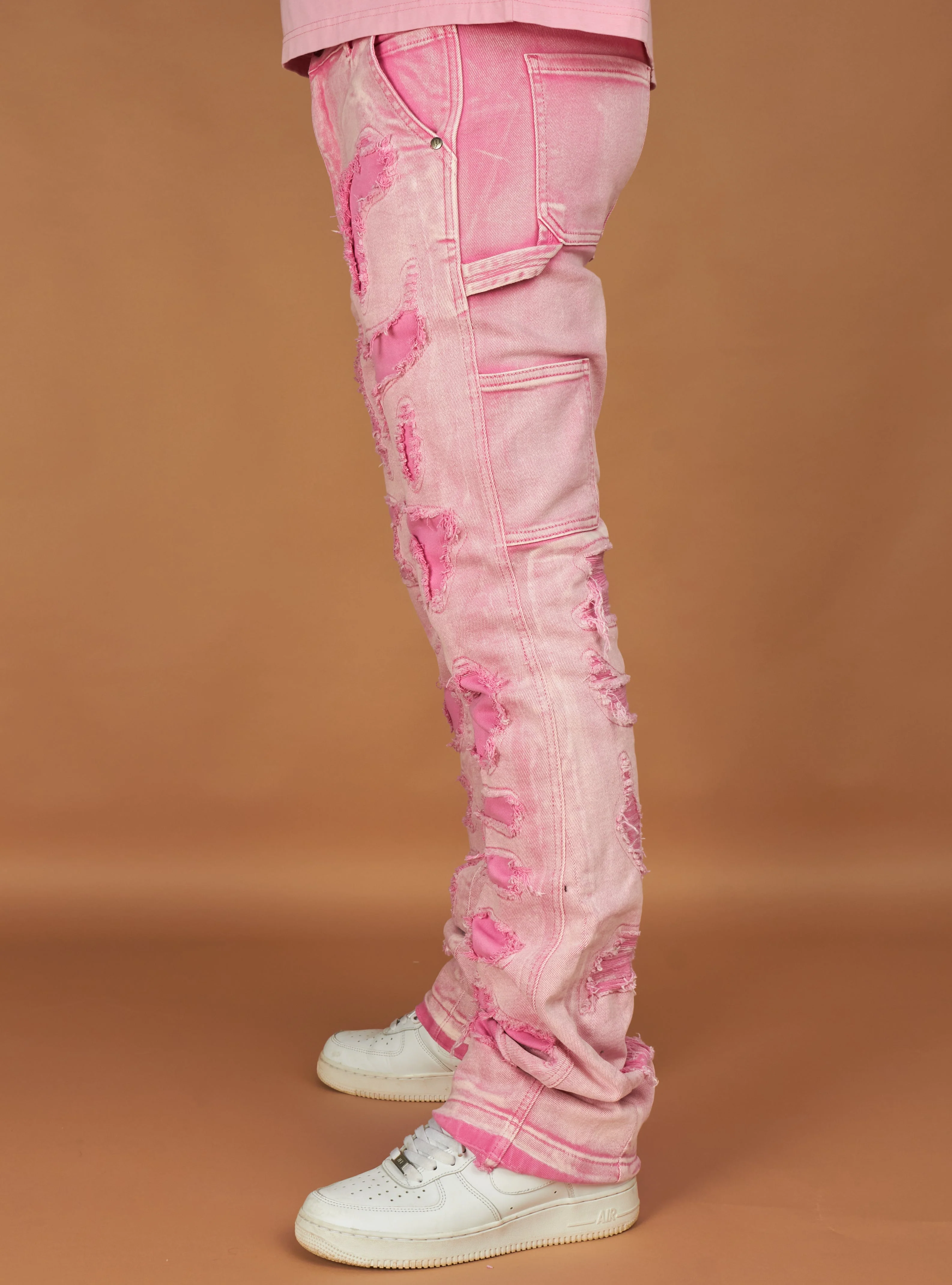 Politics Jeans - Wagner - Pink  - 701 - Image 3