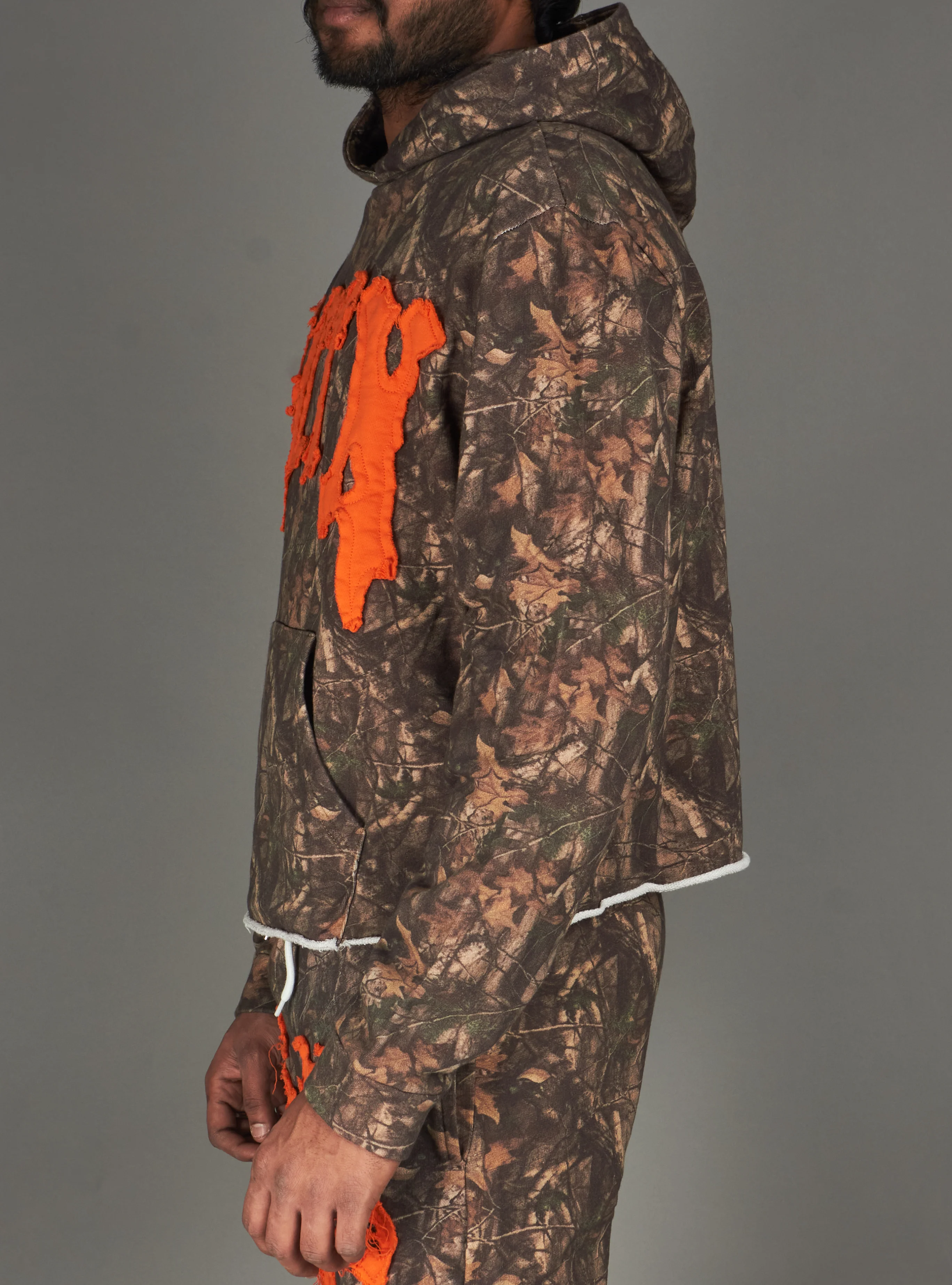 Politics Hoodie - Hale - Camo and Orange - 303 - Image 3
