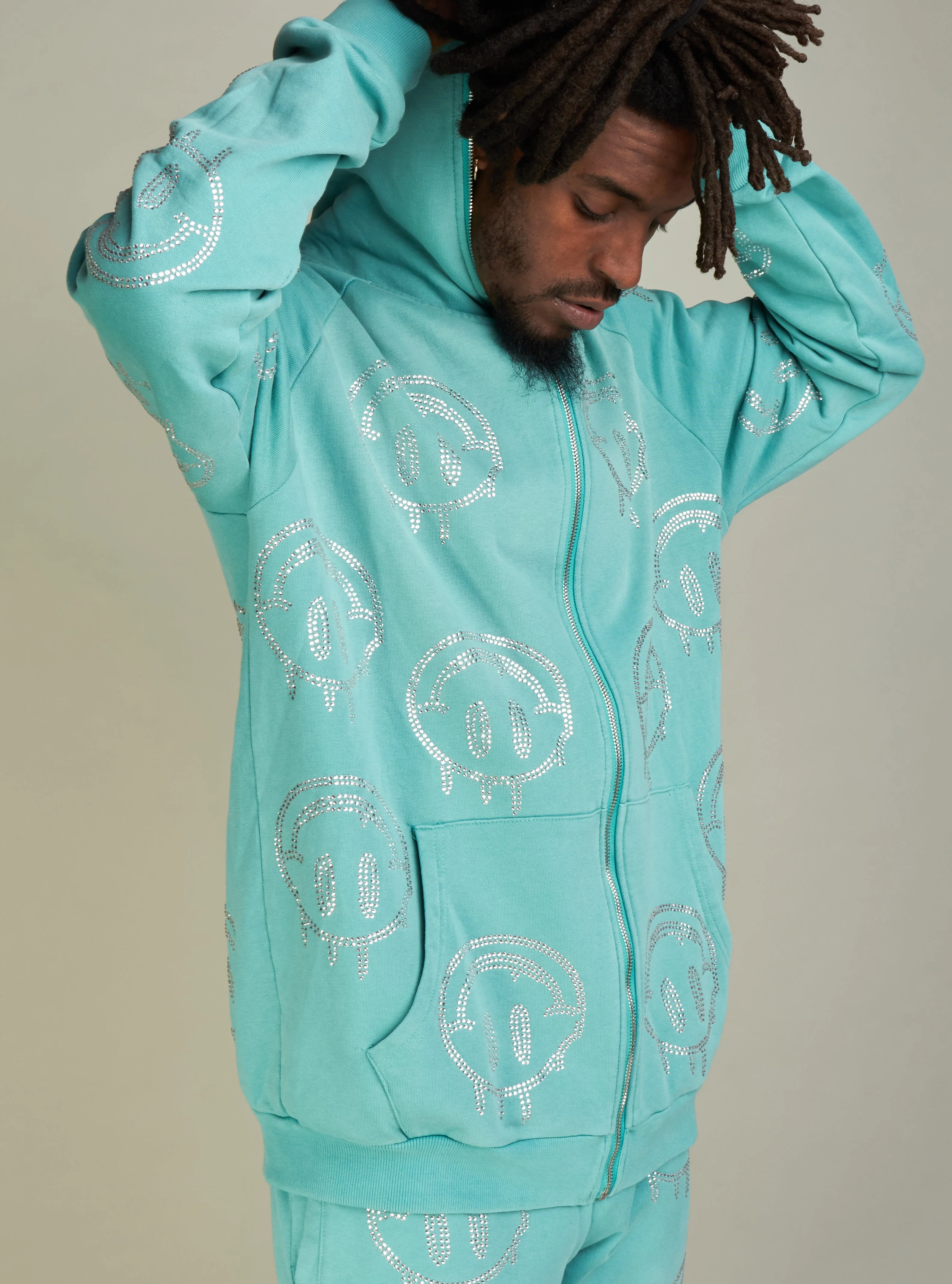 Politics Hoodie - Hayes - Light Blue - 521 - Image 3