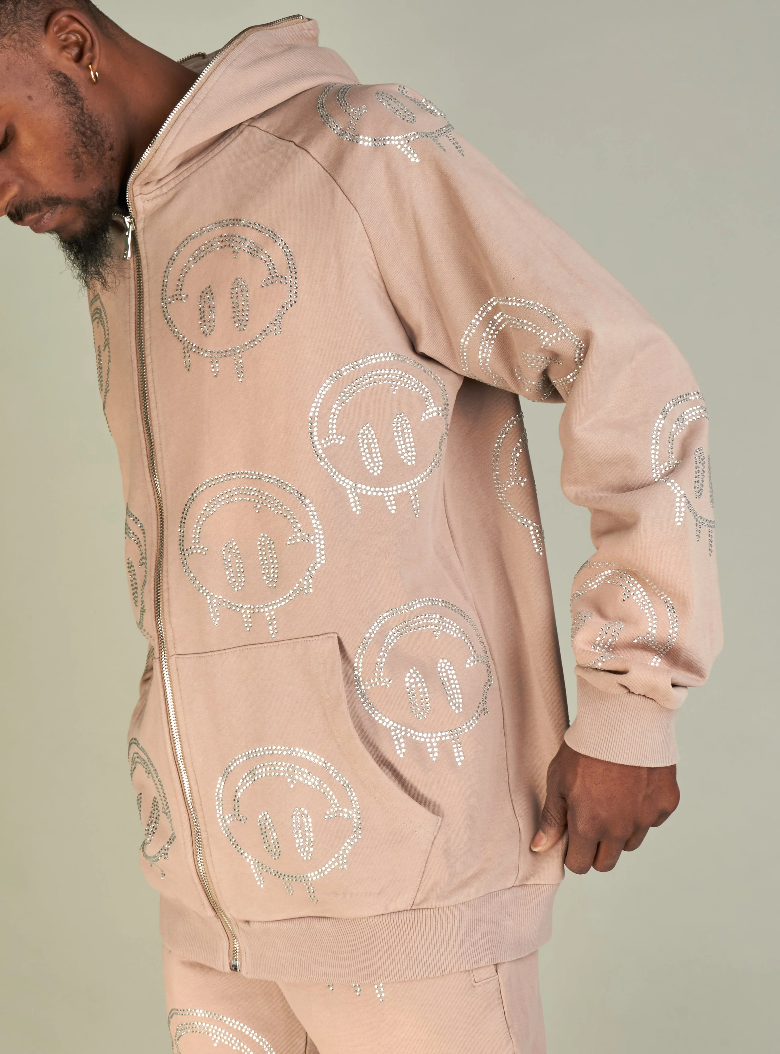 Politics Hoodie - Hayes - Tan - 522 - Image 2