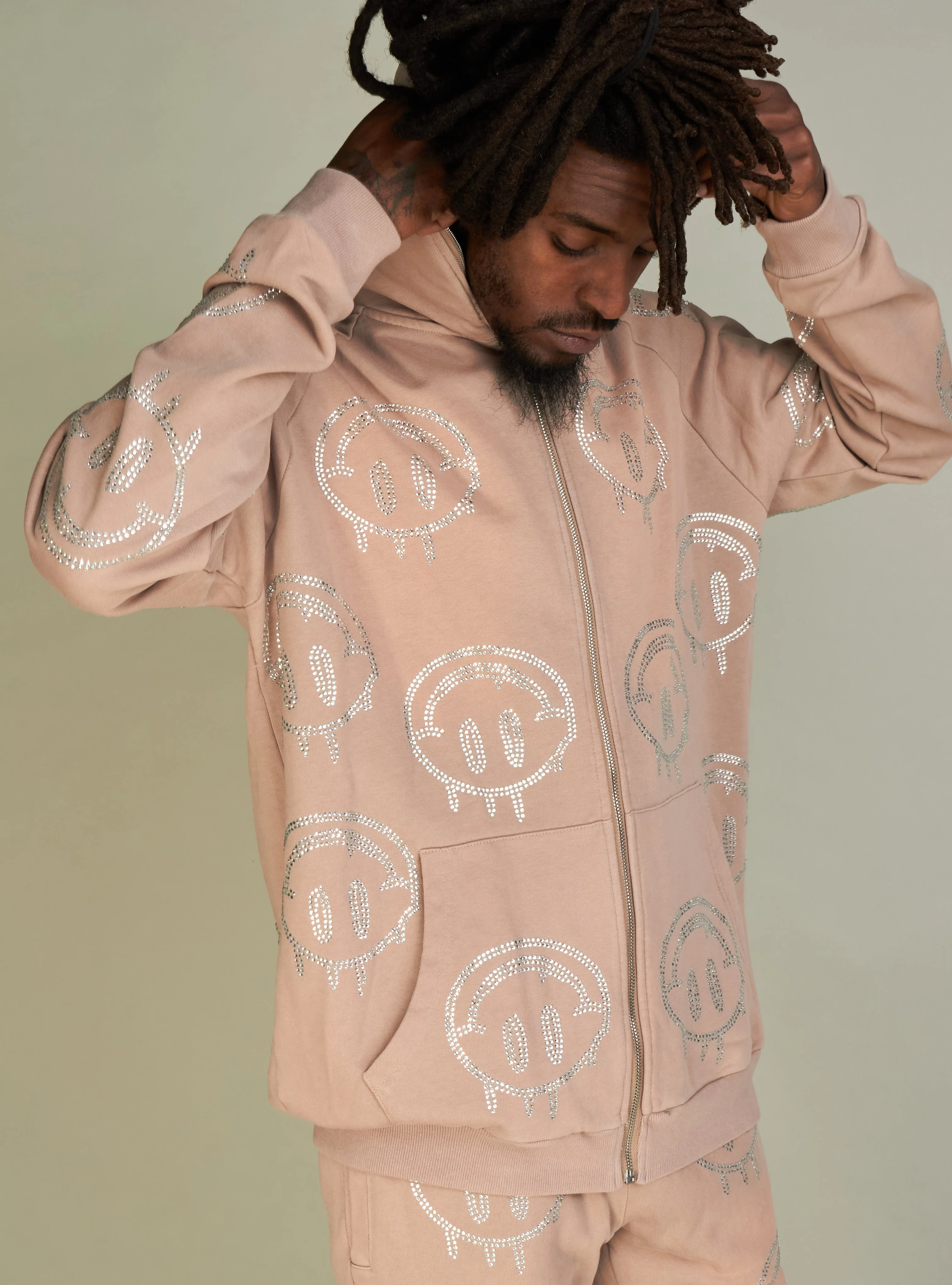 Politics Hoodie - Hayes - Tan - 522 - Image 3