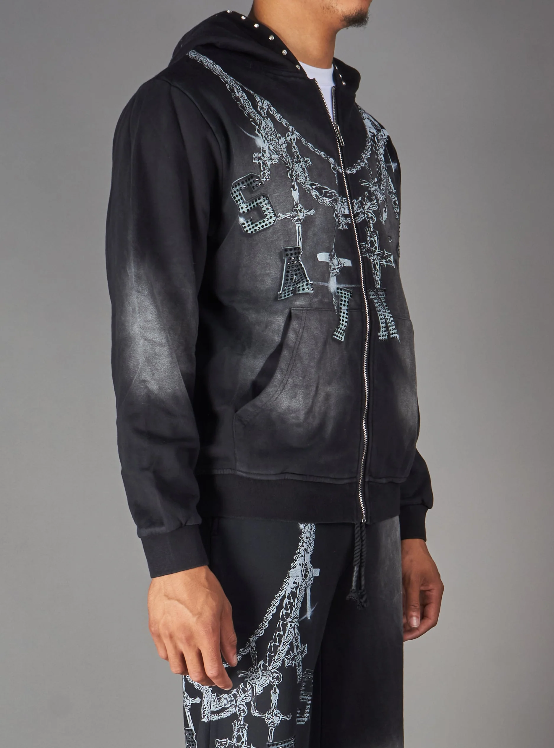 Politics Hoodie - Jarek - Black - 237 - Image 2