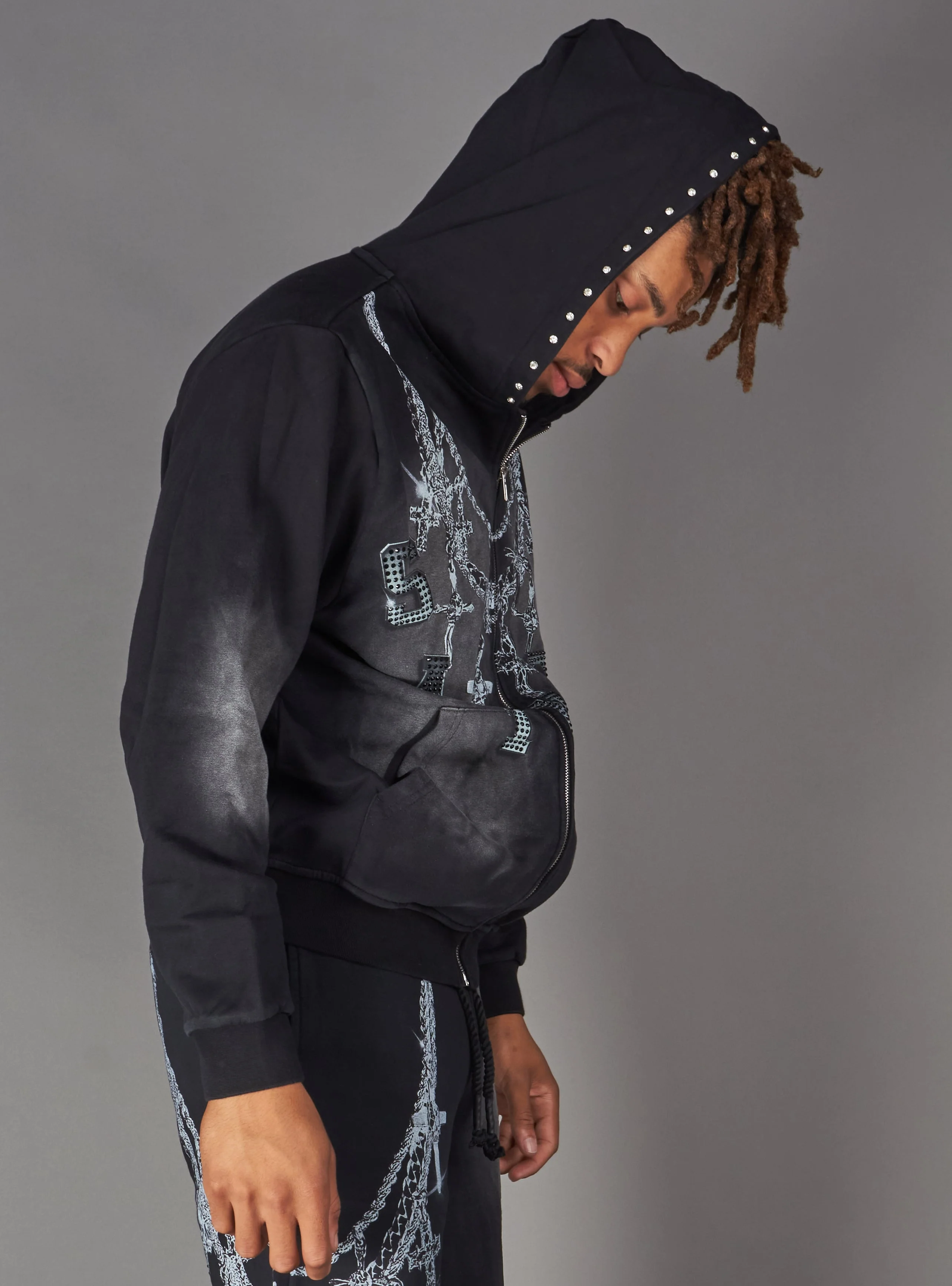 Politics Hoodie - Jarek - Black - 237 - Image 6