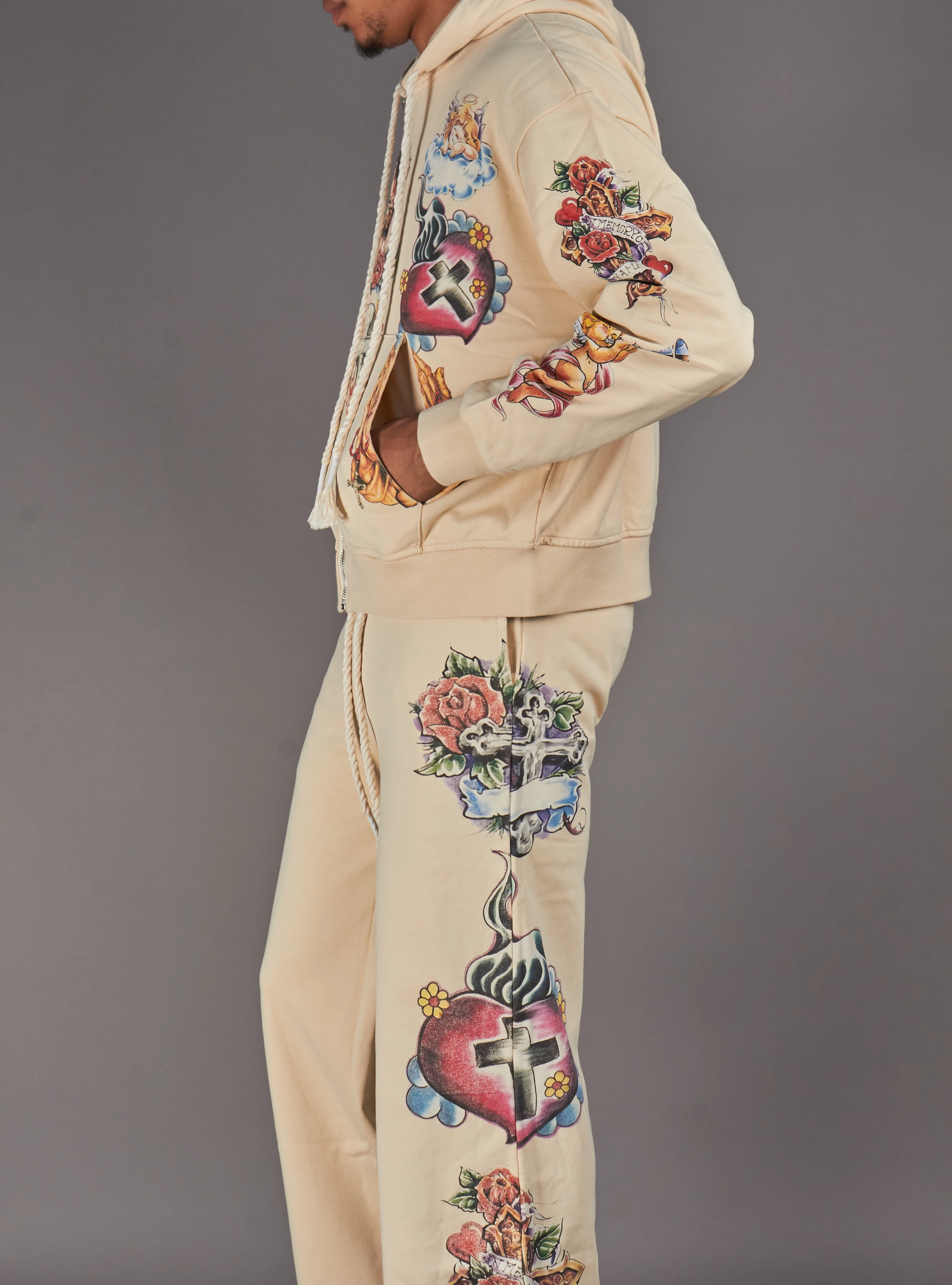 Politics Hoodie - Nivin - Beige - 340 - Image 5