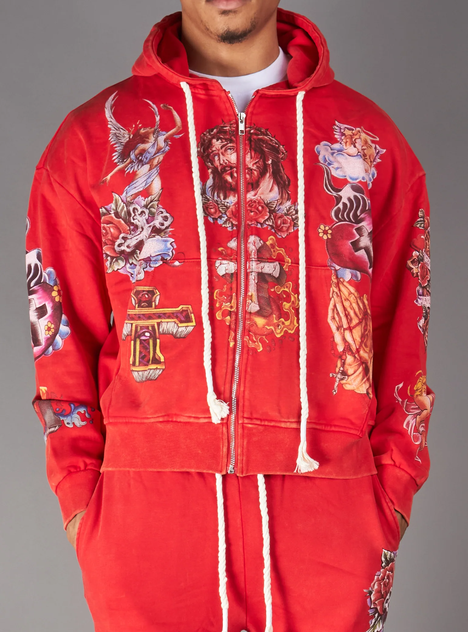 Politics Hoodie - Nivin - Jujube Red - 339