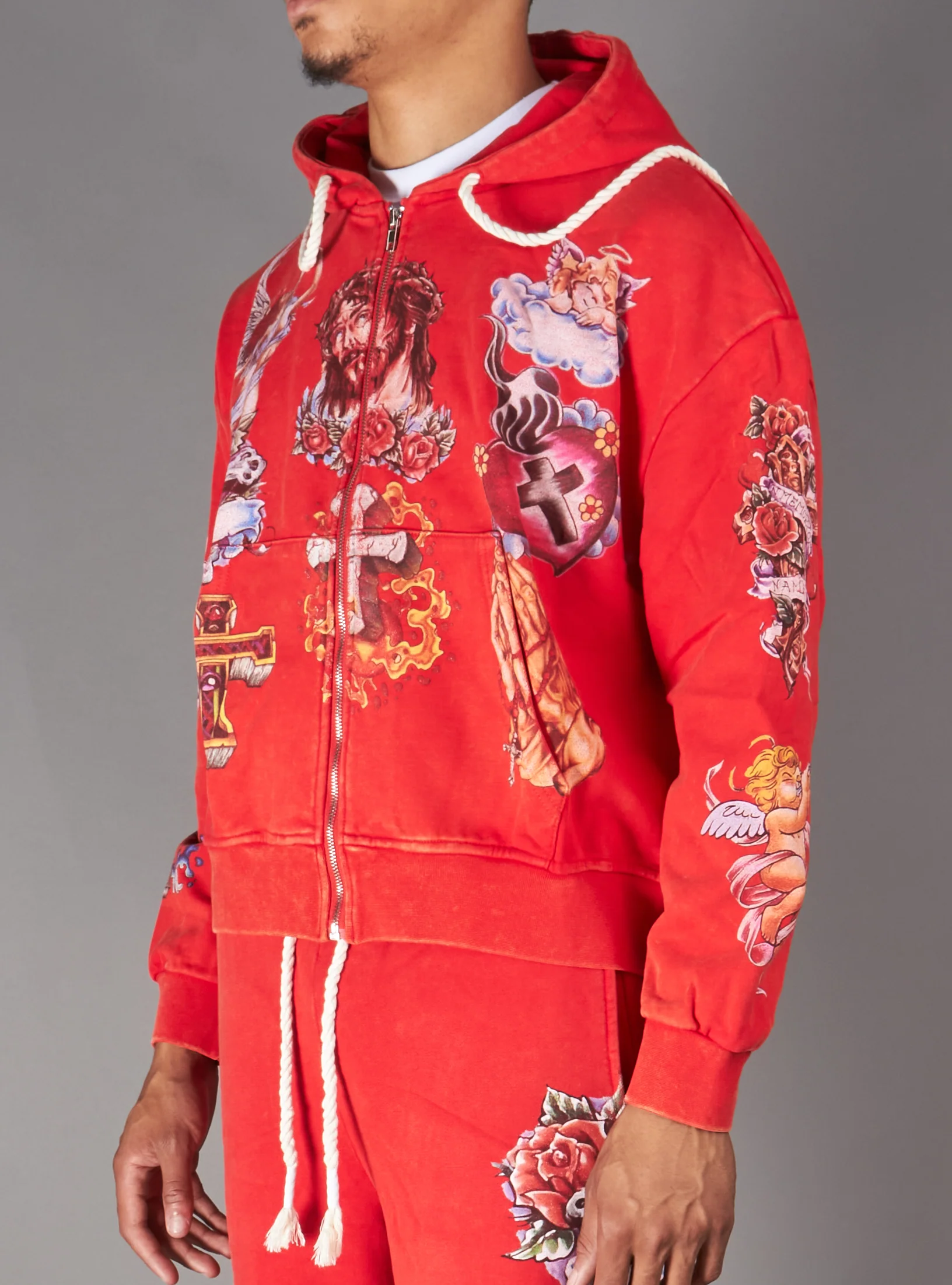 Politics Hoodie - Nivin - Jujube Red - 339 - Image 4