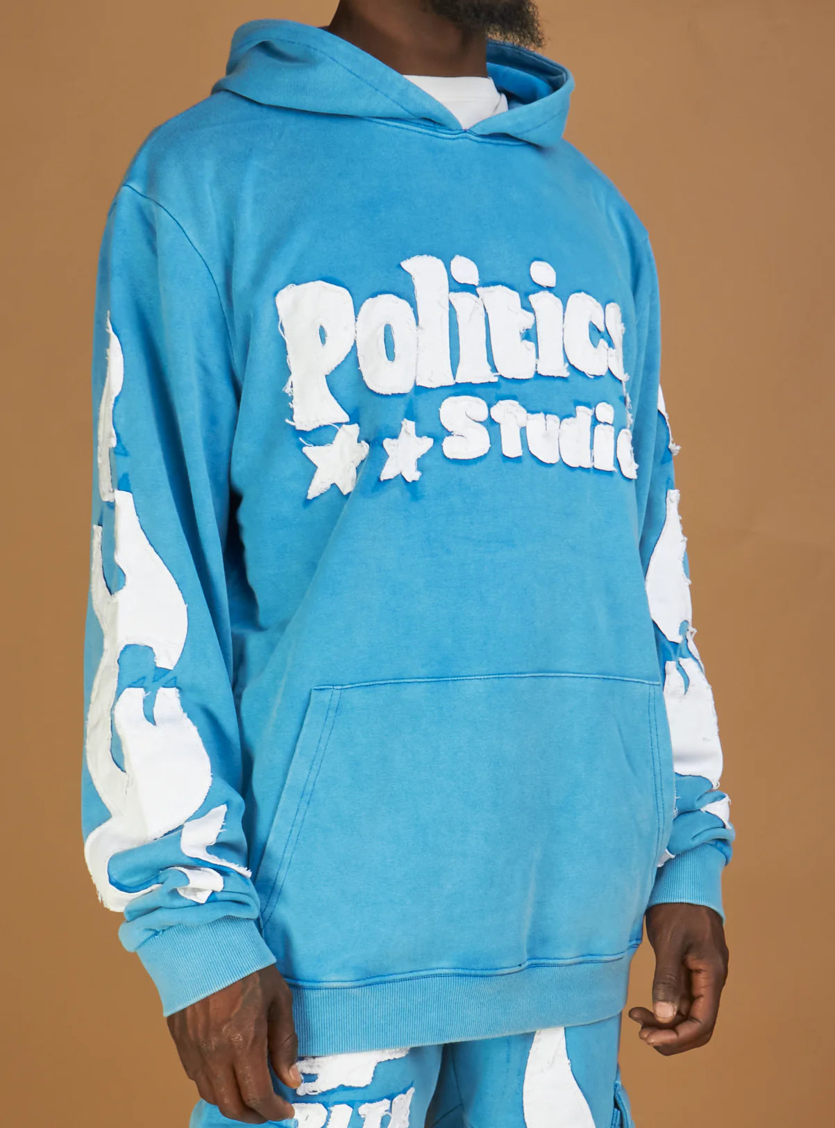 Politics Hoodie - Oz - Blue  - 300 - Image 4