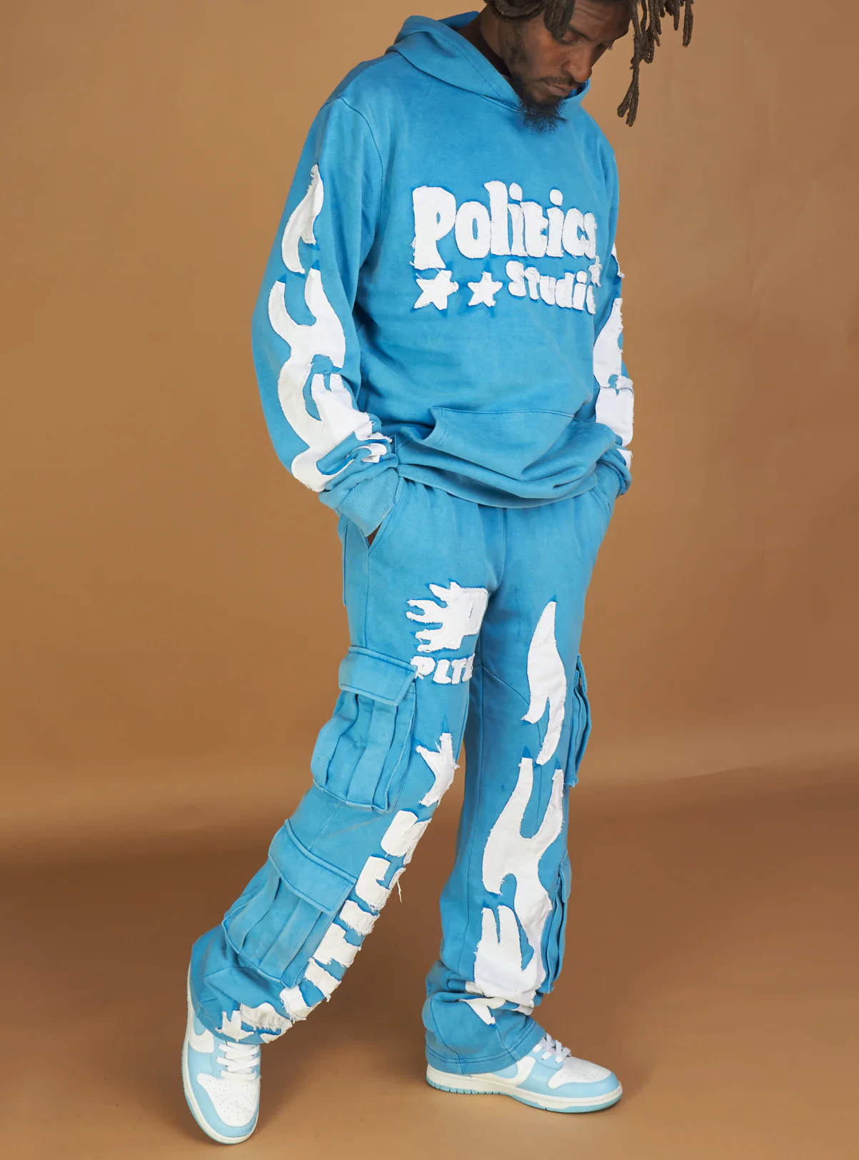 Politics Hoodie - Oz - Blue  - 300 - Image 7
