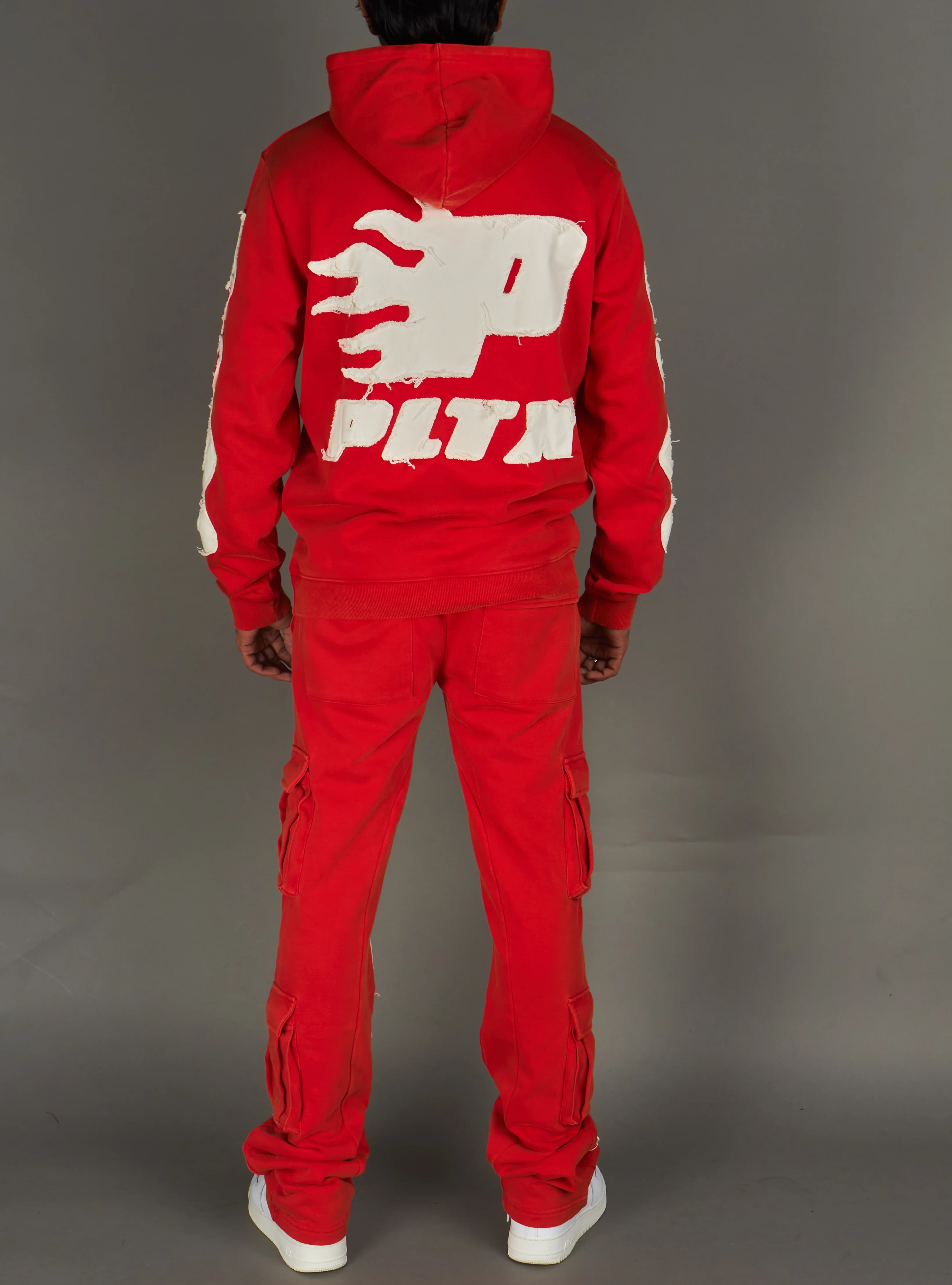 Politics Hoodie - Oz - Red WASH - 605 - Image 6
