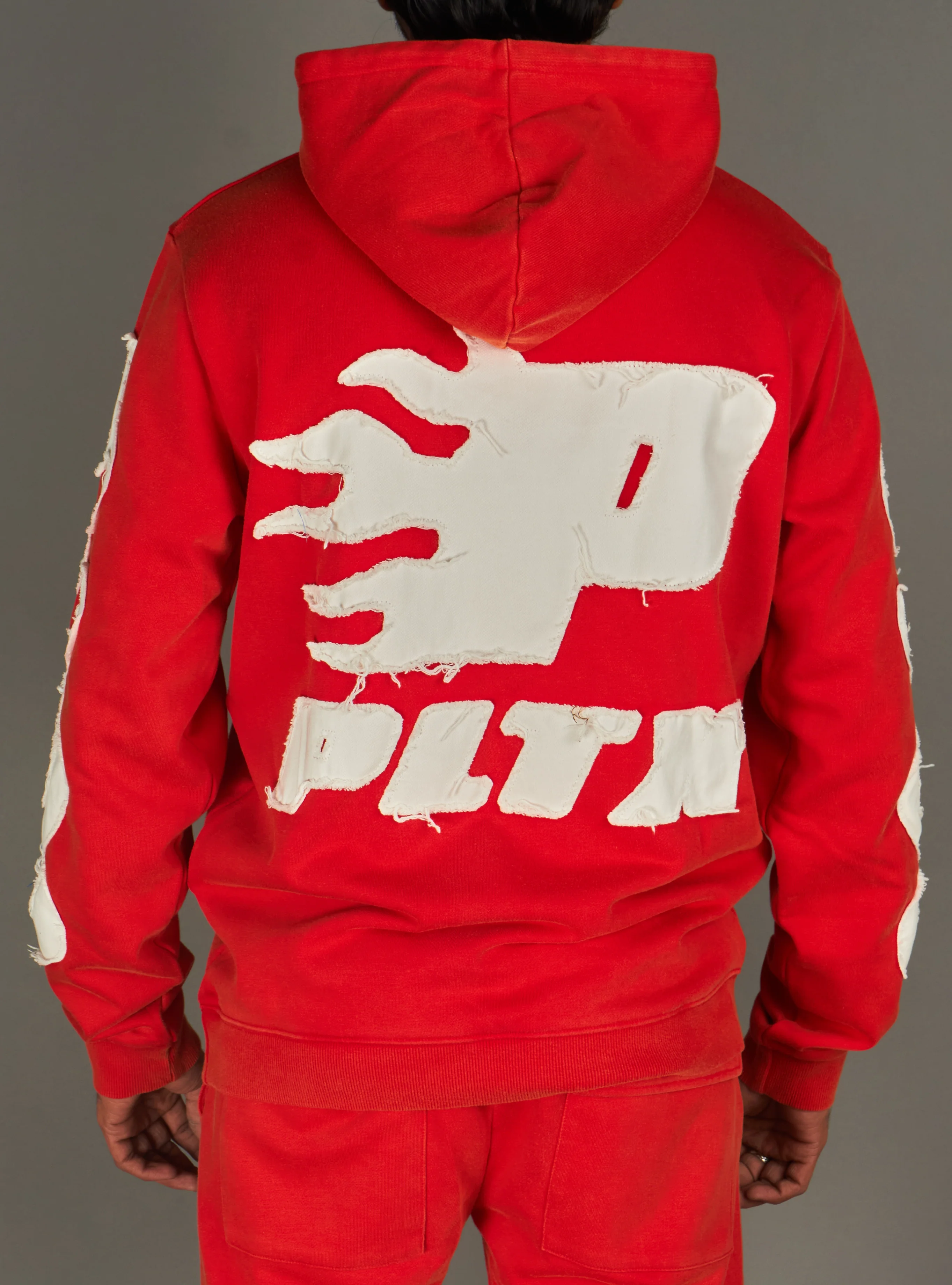 Politics Hoodie - Oz - Red WASH - 605 - Image 7