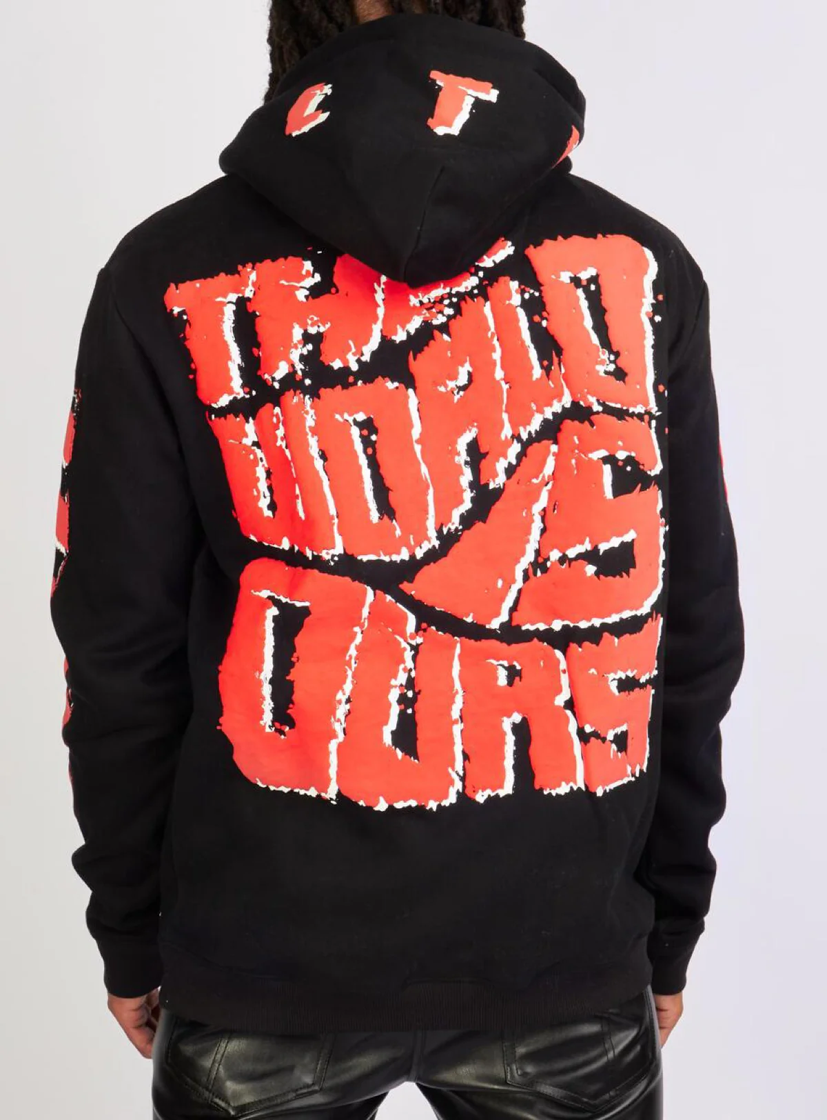 Politics Hoodie - Robertson - Black And Red - 302 - Image 4