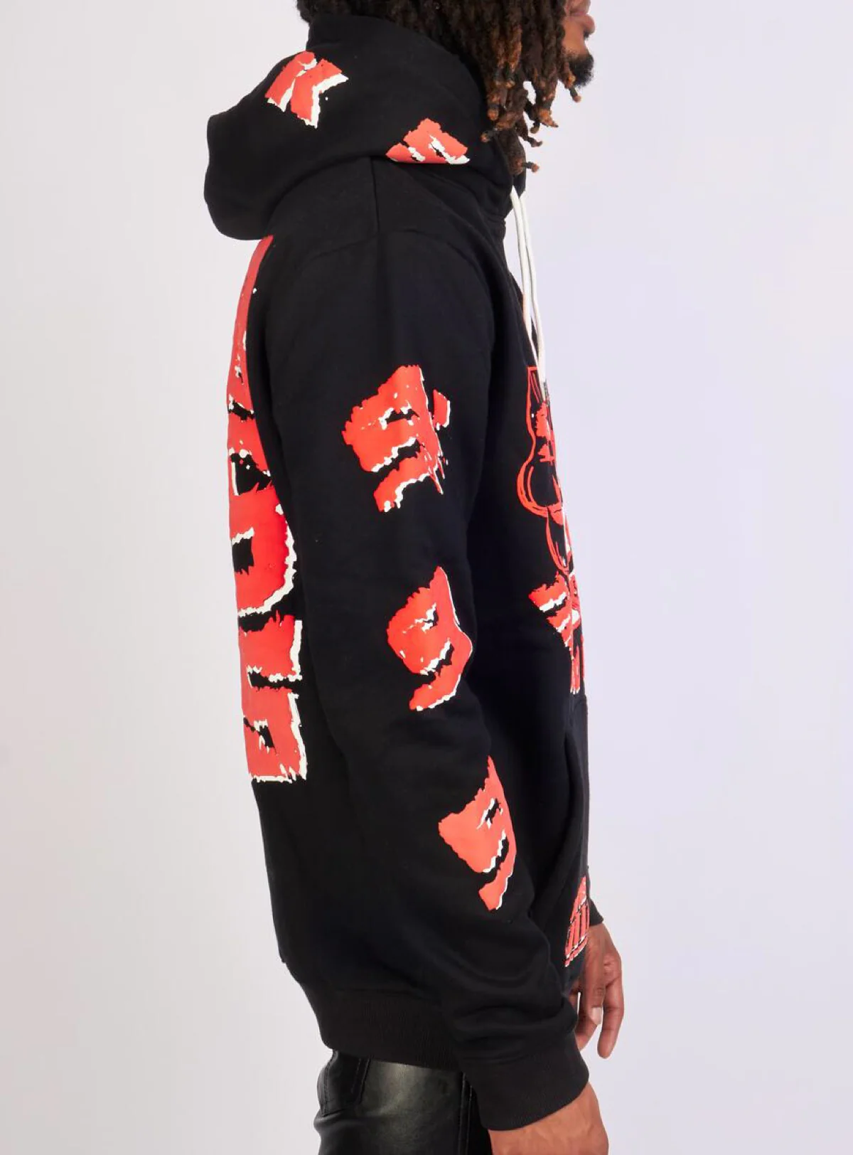Politics Hoodie - Robertson - Black And Red - 302 - Image 5