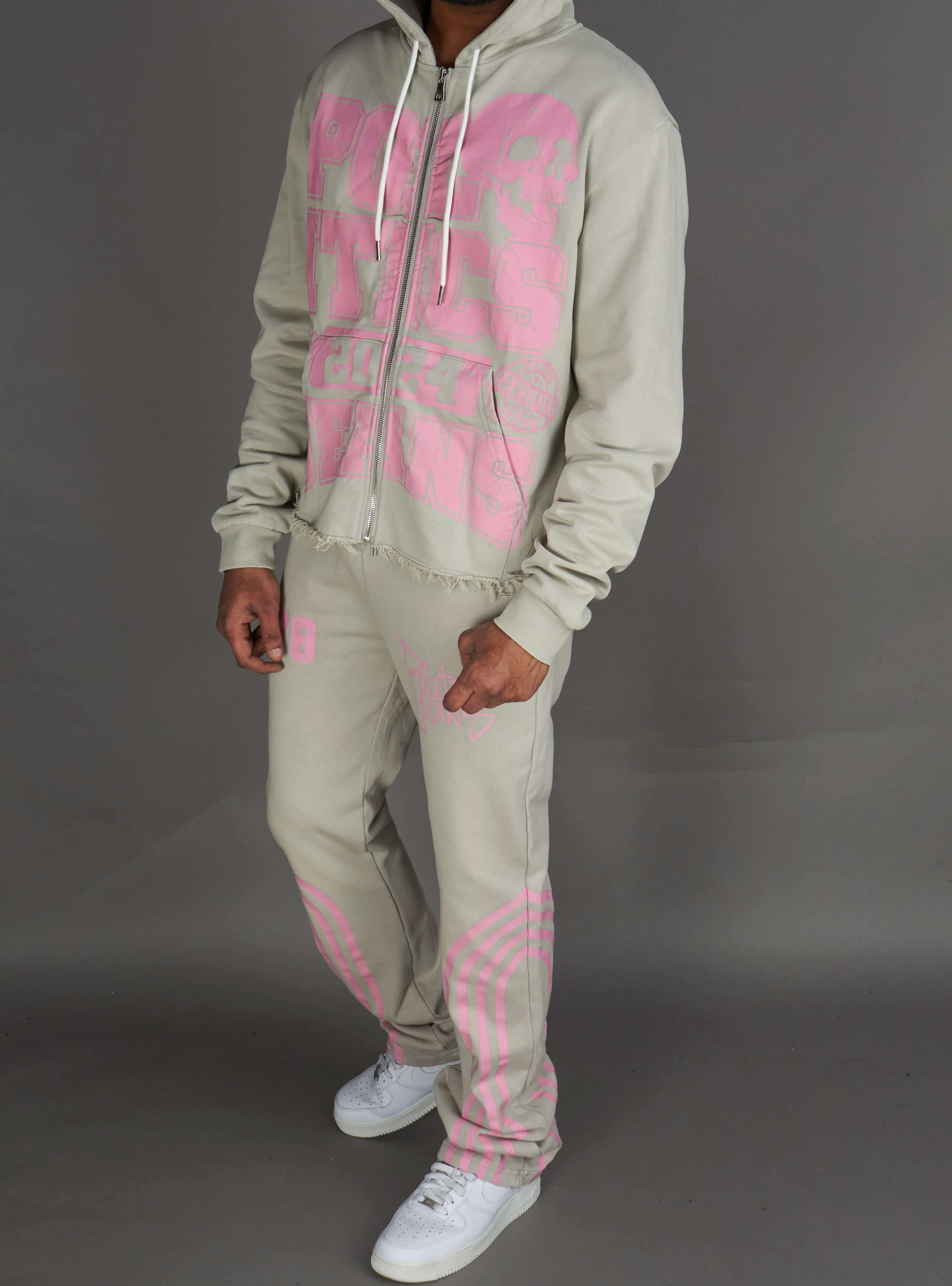 Politics Hoodie - Ruth - Grey Wash - 021 - Image 17