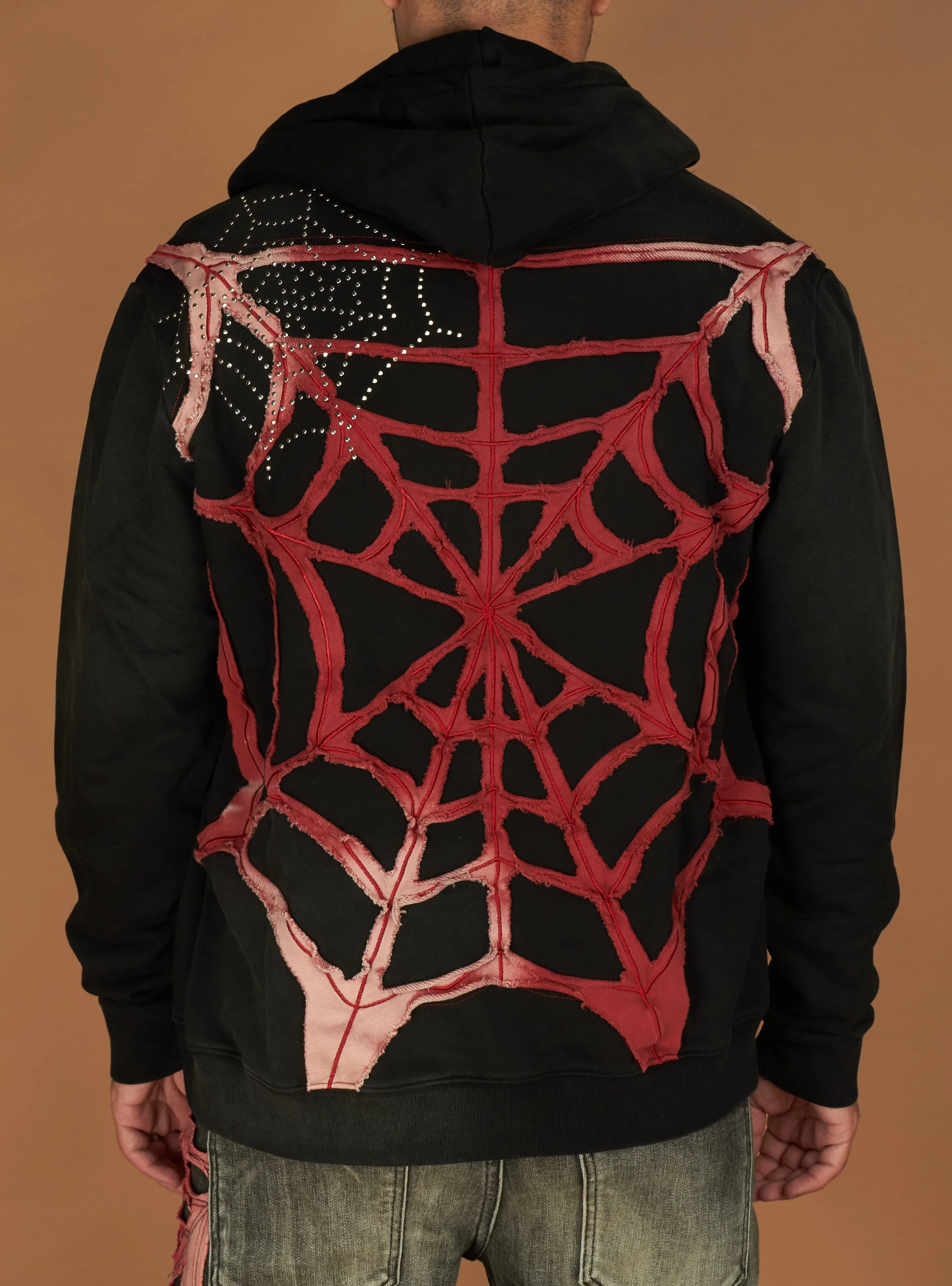 Politics Hoodie - Web - Black and Red  - 301 - Image 3