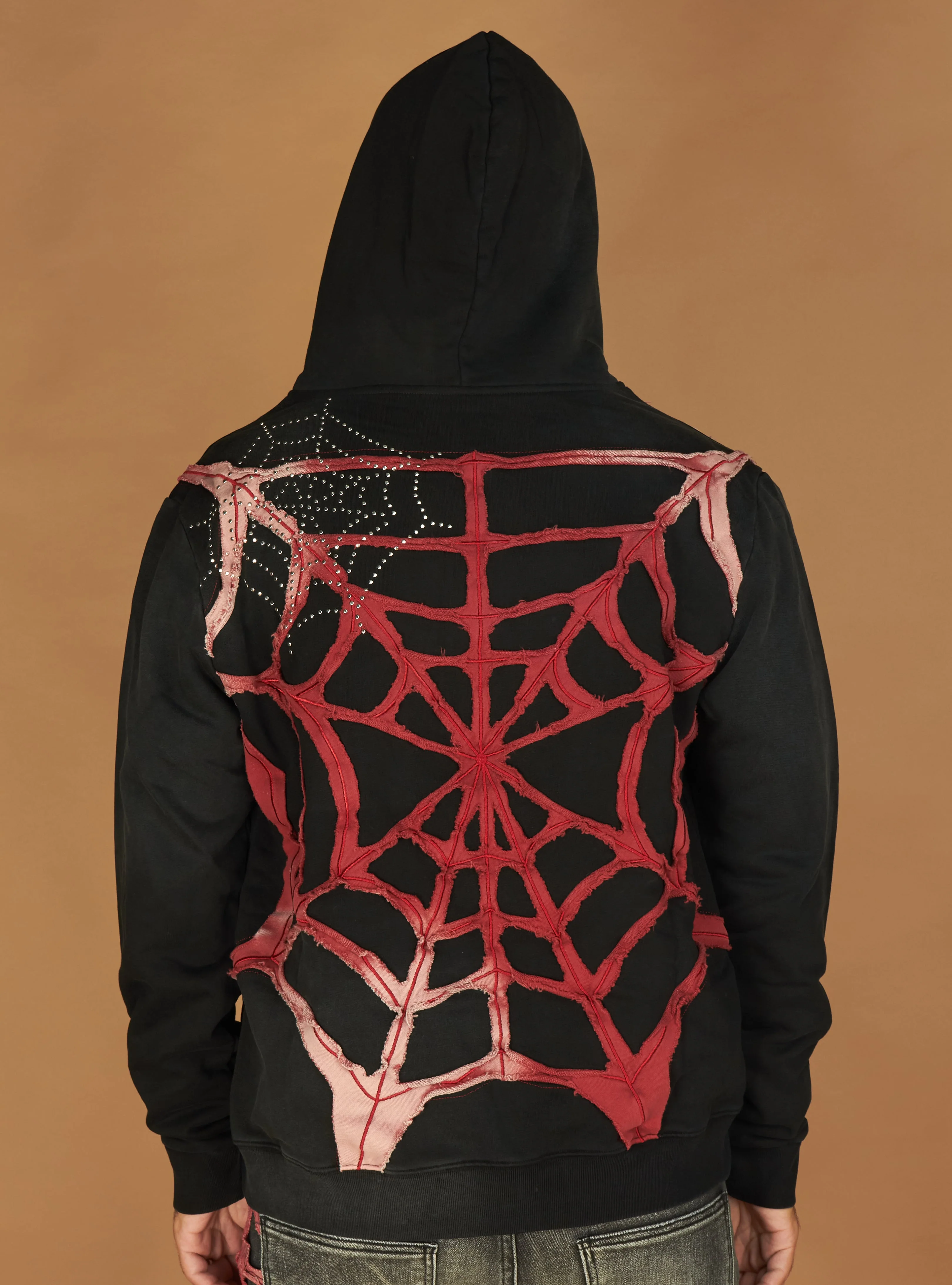 Politics Hoodie - Web - Black and Red  - 301 - Image 4