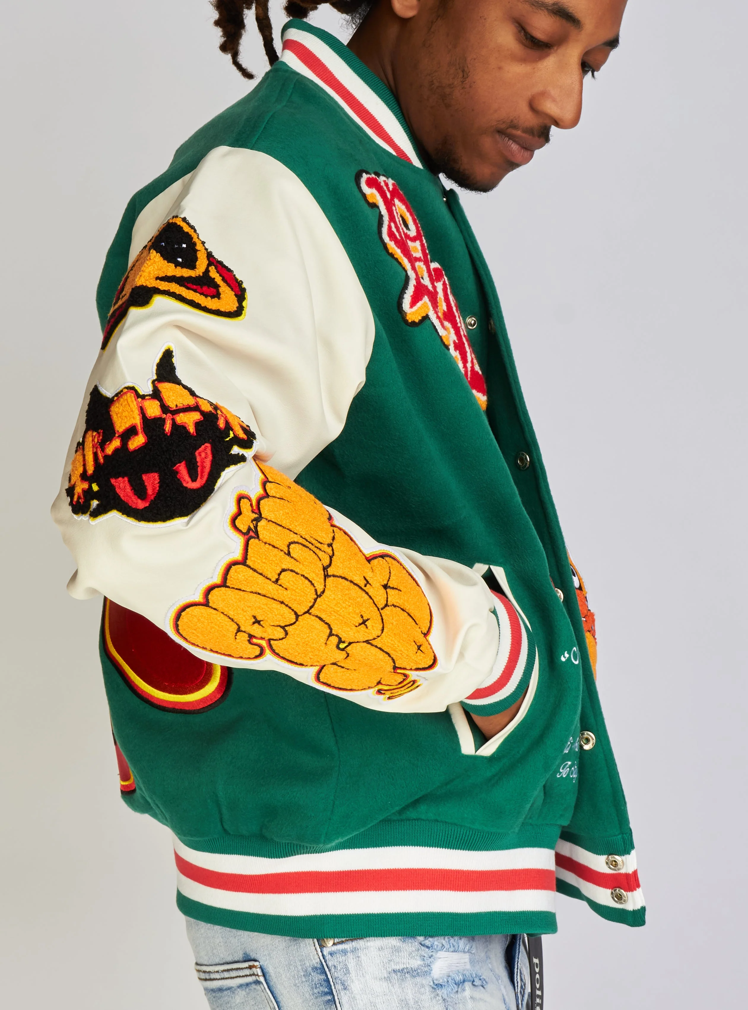 Politics Jacket - Crawford Brown Varsity - 427 - Image 6
