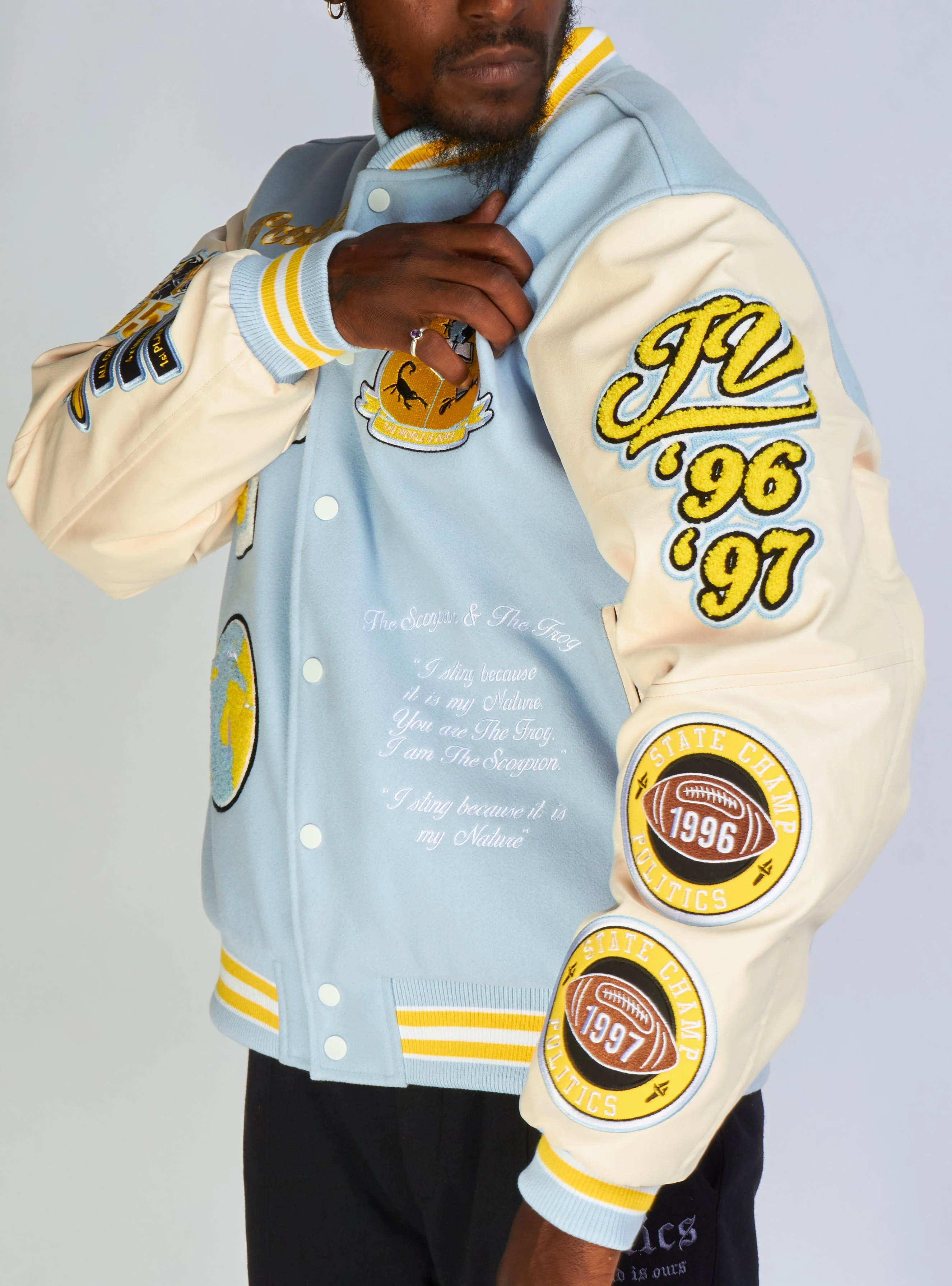 Politics Jacket - Howell - Light Blue - 426 - Image 3