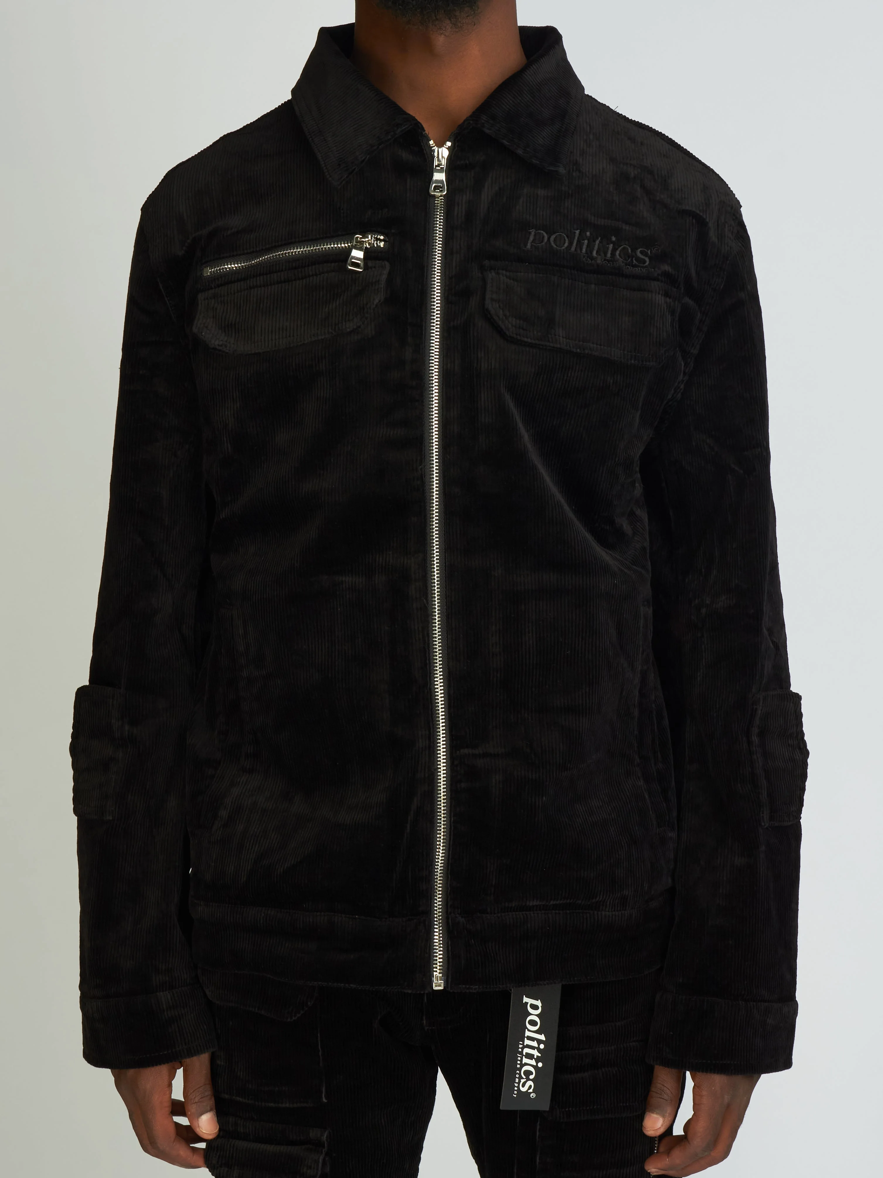 Politics Jacket - Murphy Corduroy - Black - 541