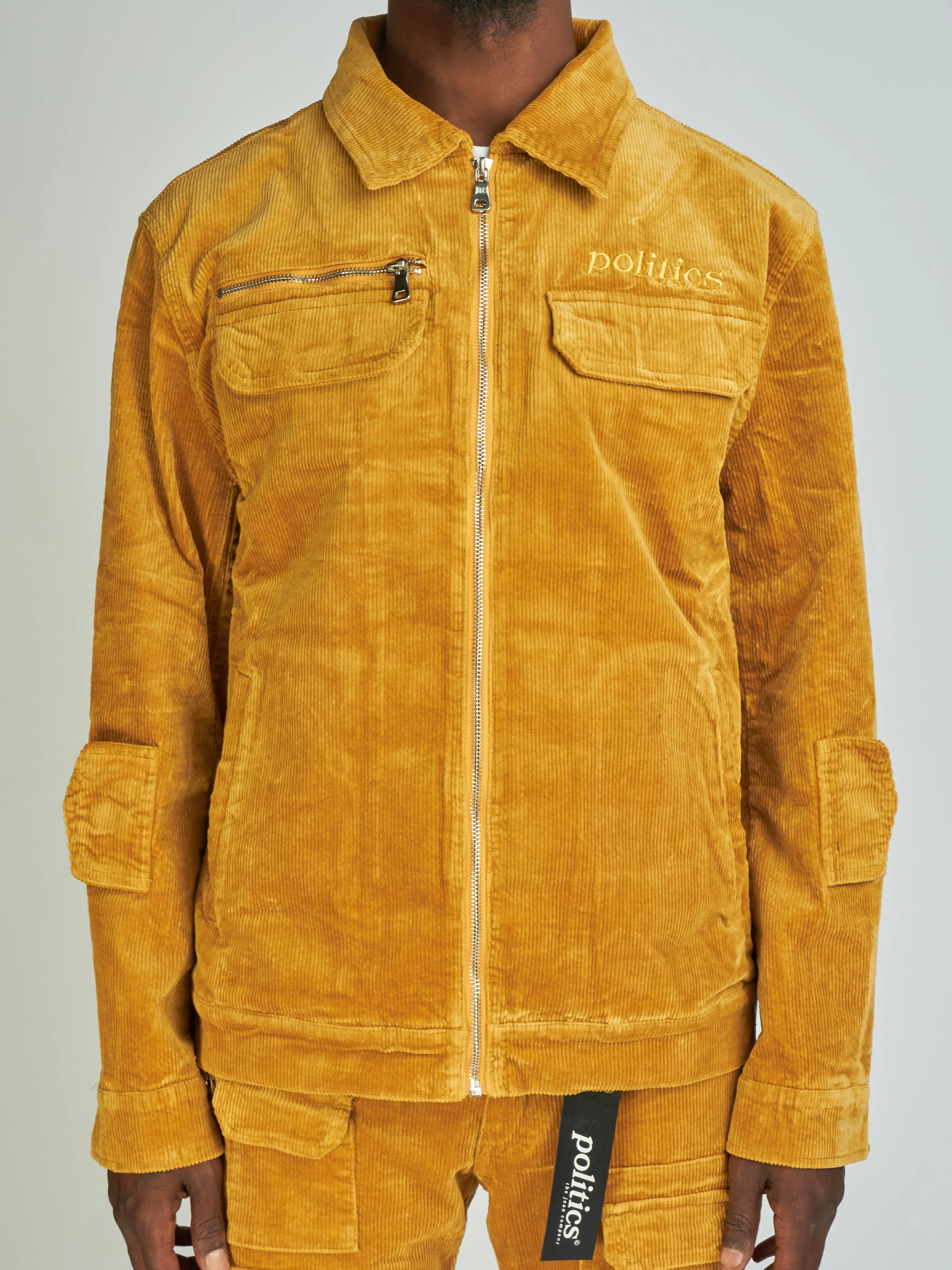 Politics Murphy Corduroy Jacket — Khaki
