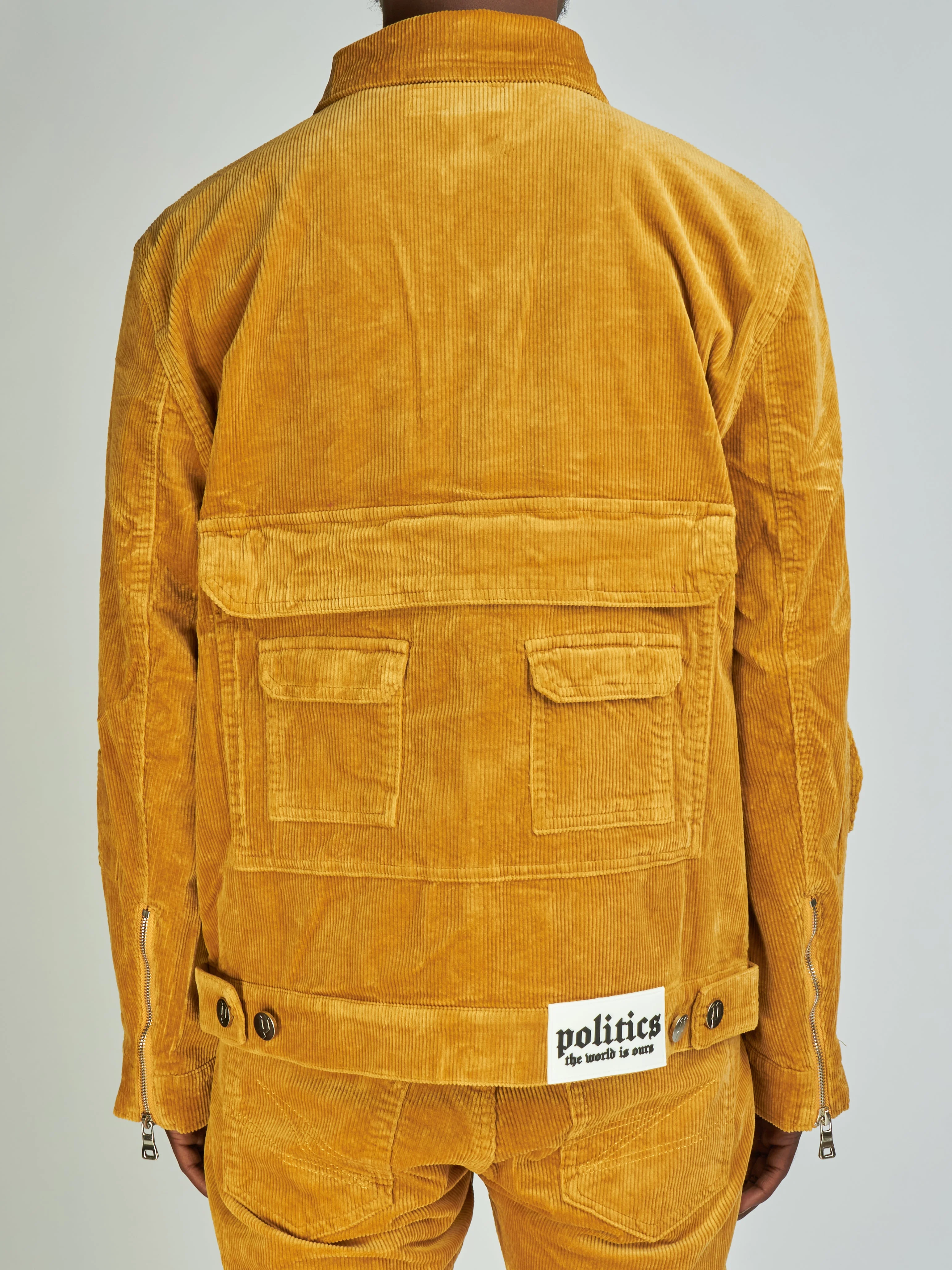 Politics Murphy Corduroy Jacket — Khaki - Image 6