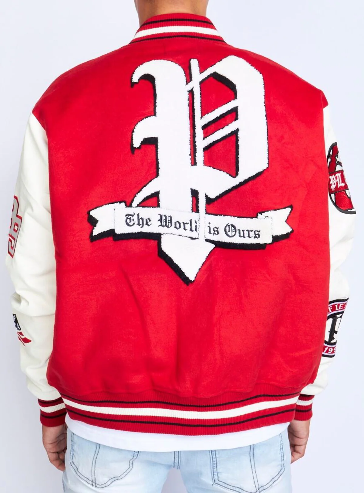 Politics Jacket - Ramsey Varsity - Red - 426 - Image 3
