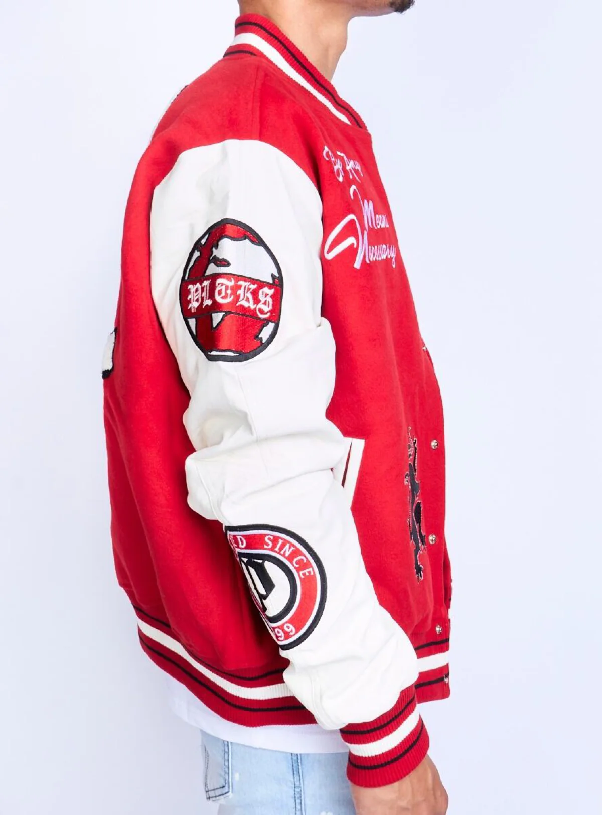 Politics Jacket - Ramsey Varsity - Red - 426 - Image 4