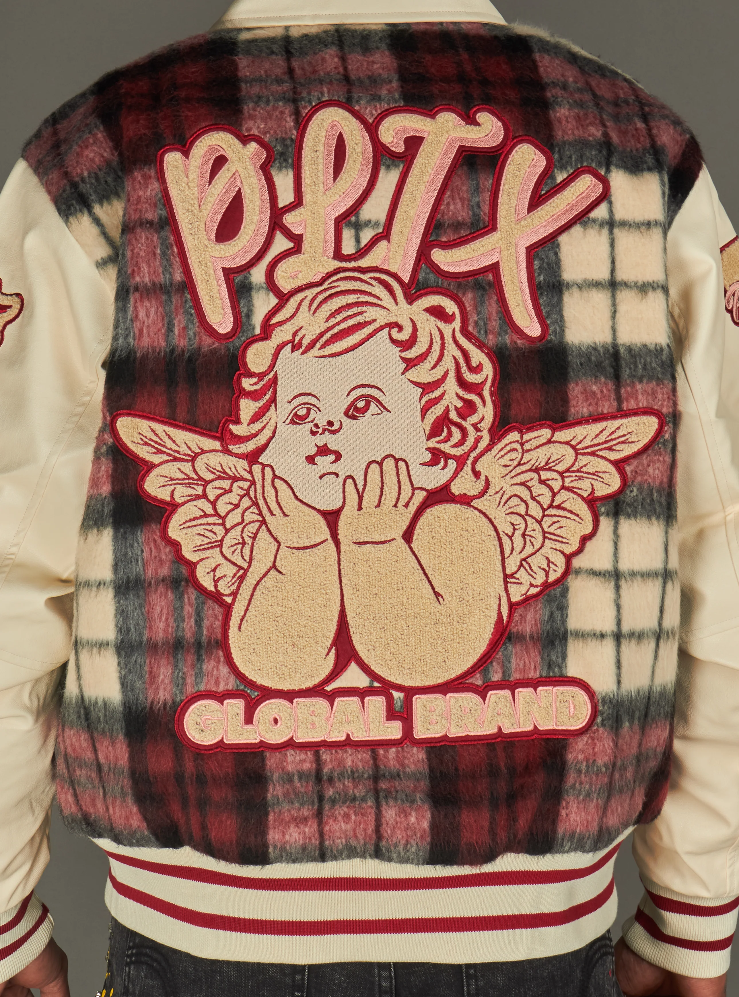 Politics Jacket - Varsity - Tartan - Red Black Check - 701 - Image 8