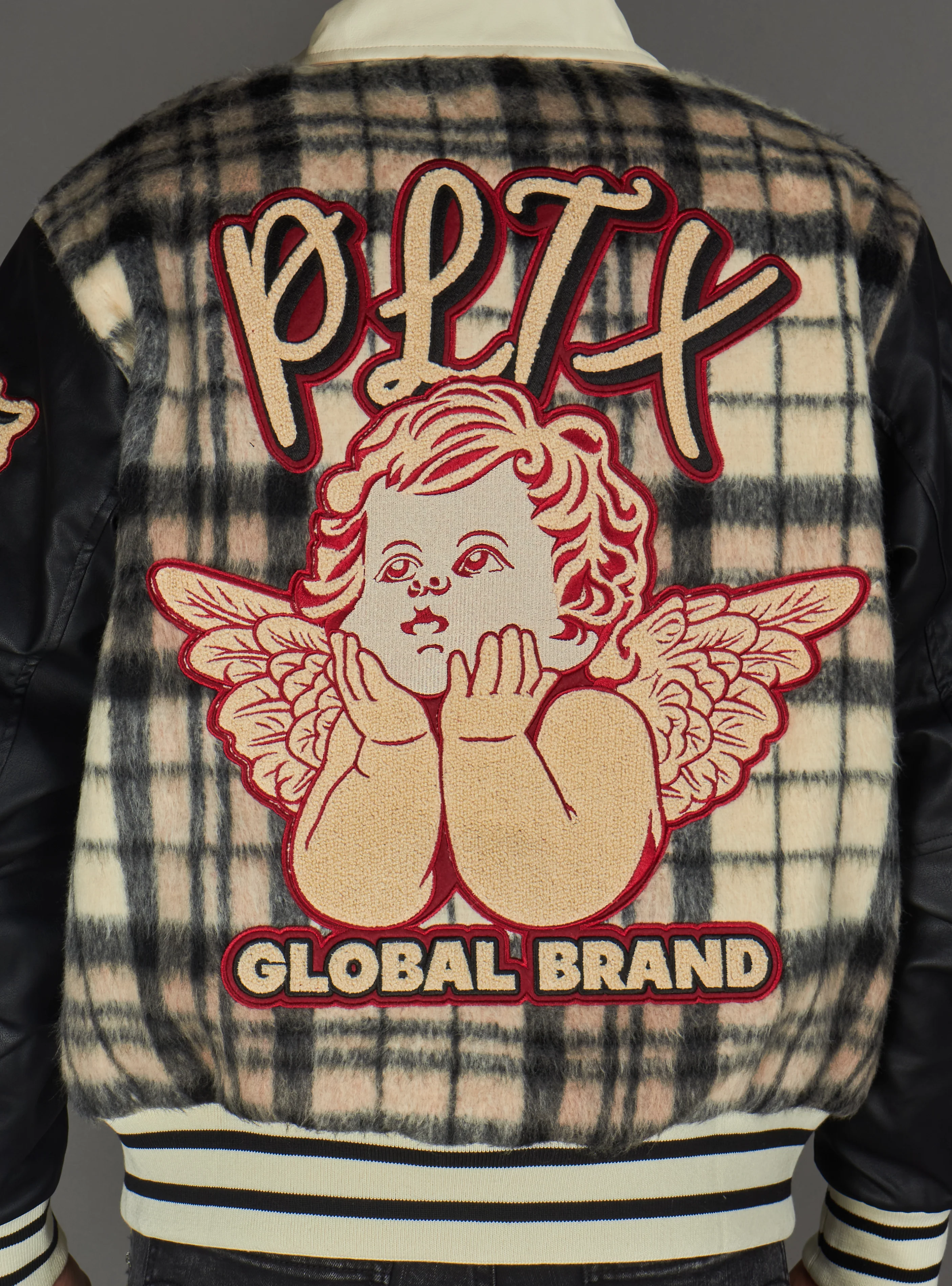 Politics Jacket - Varsity - Tartan - Black Red Check - 204 - Image 7