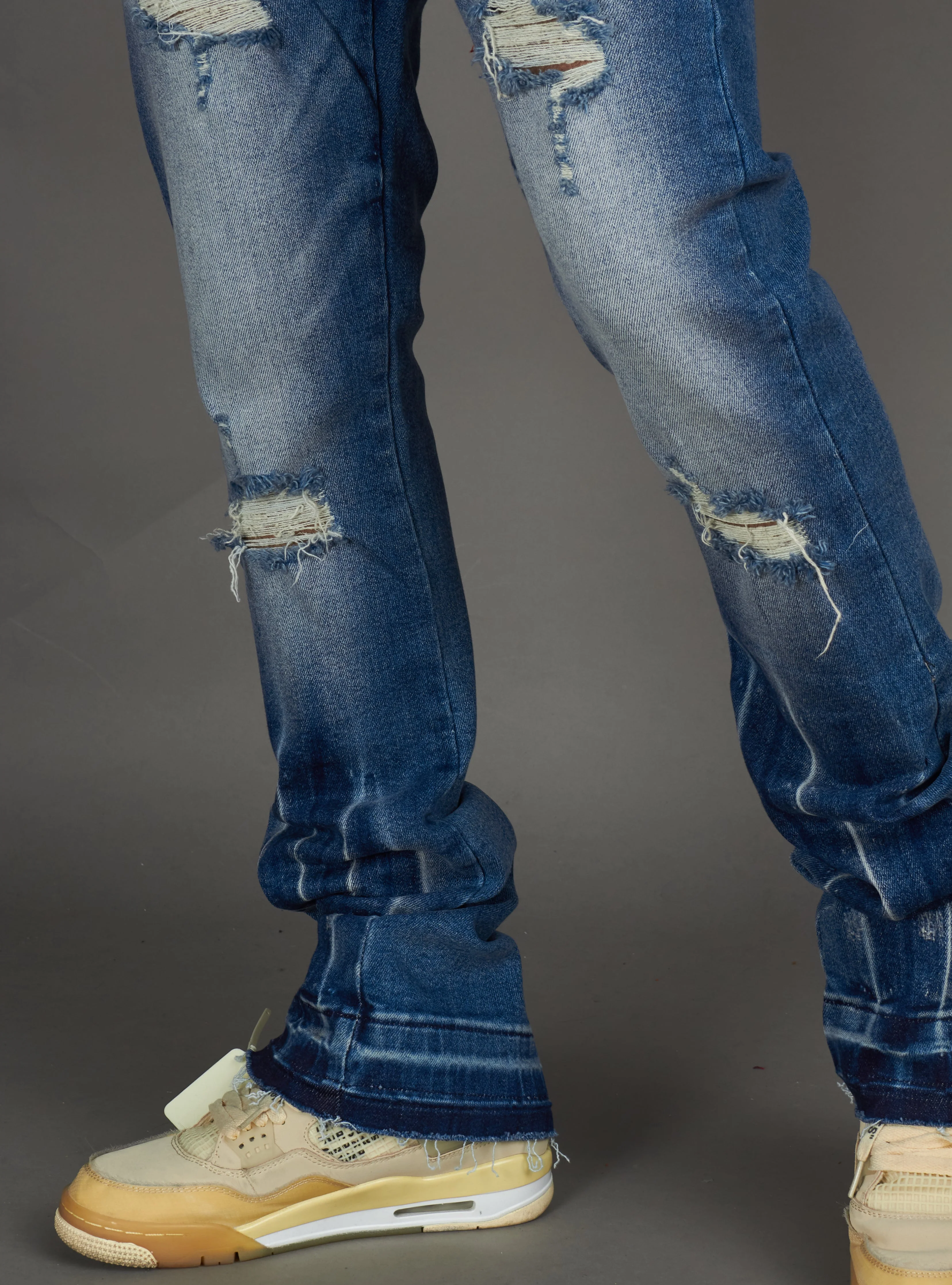 Politics Jeans - Agassi Stacked Fit - Blue Wash - 967 - Image 10