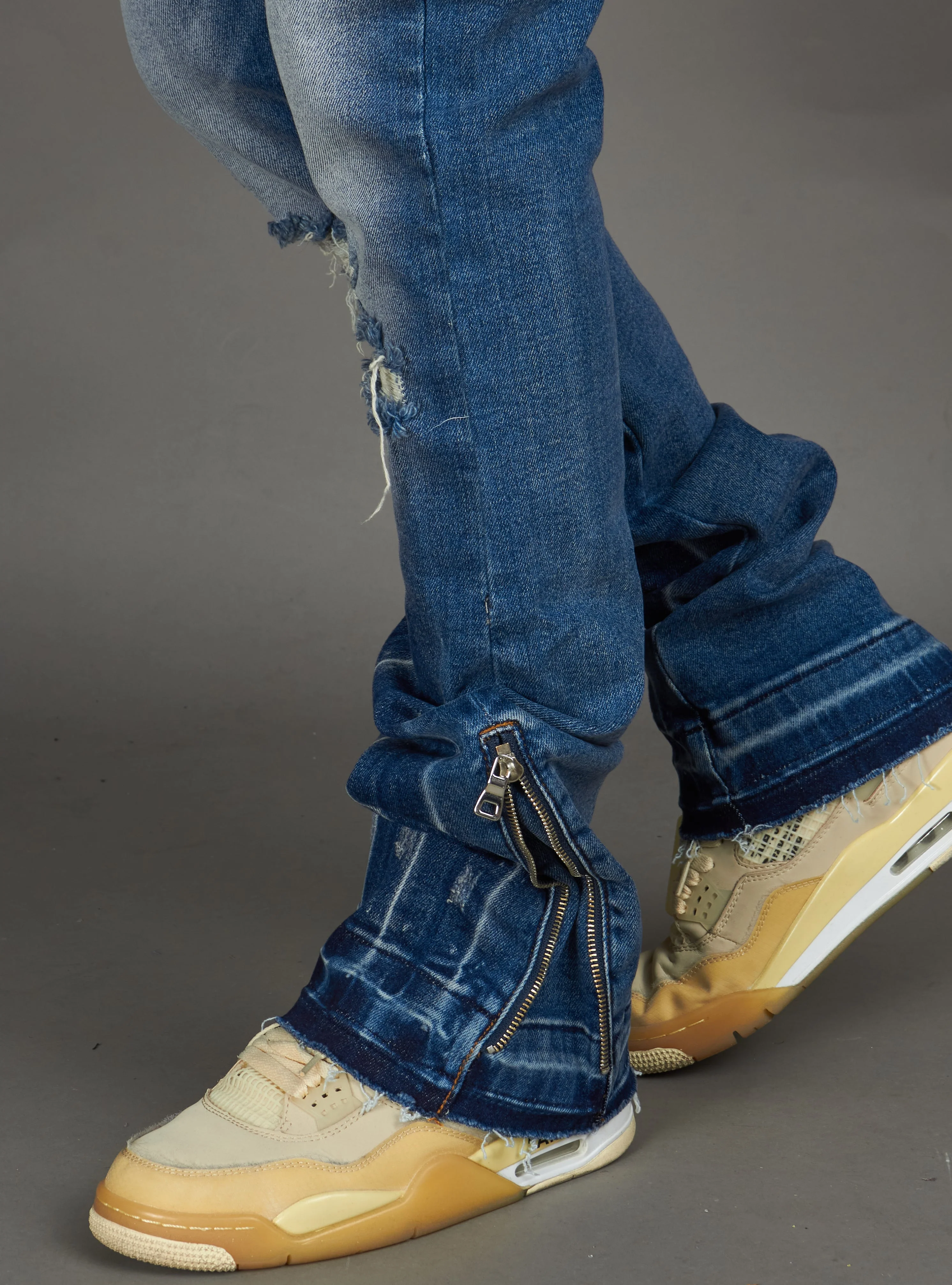 Politics Jeans - Agassi Stacked Fit - Blue Wash - 967 - Image 12