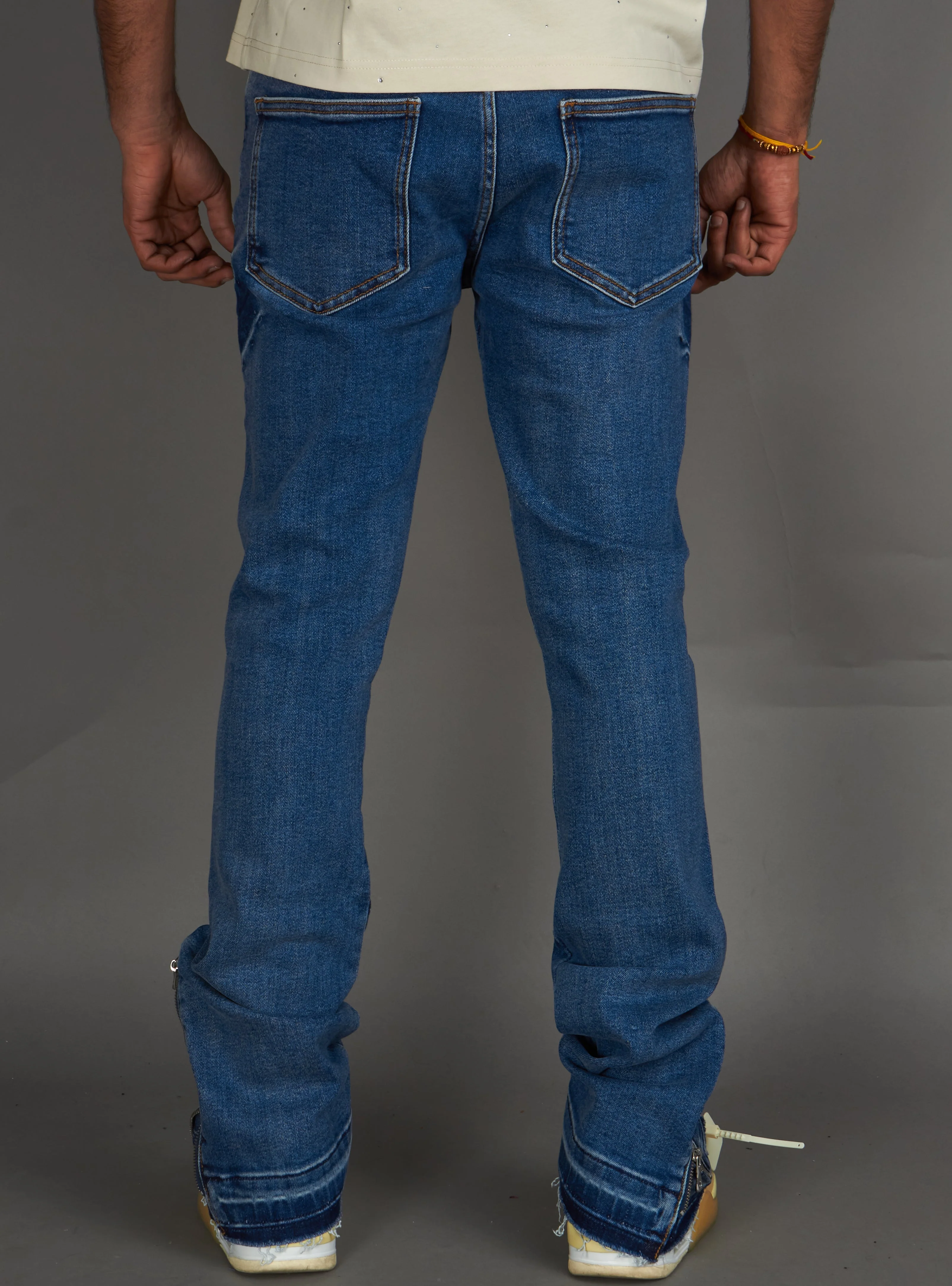 Politics Jeans - Agassi Stacked Fit - Blue Wash - 967 - Image 13