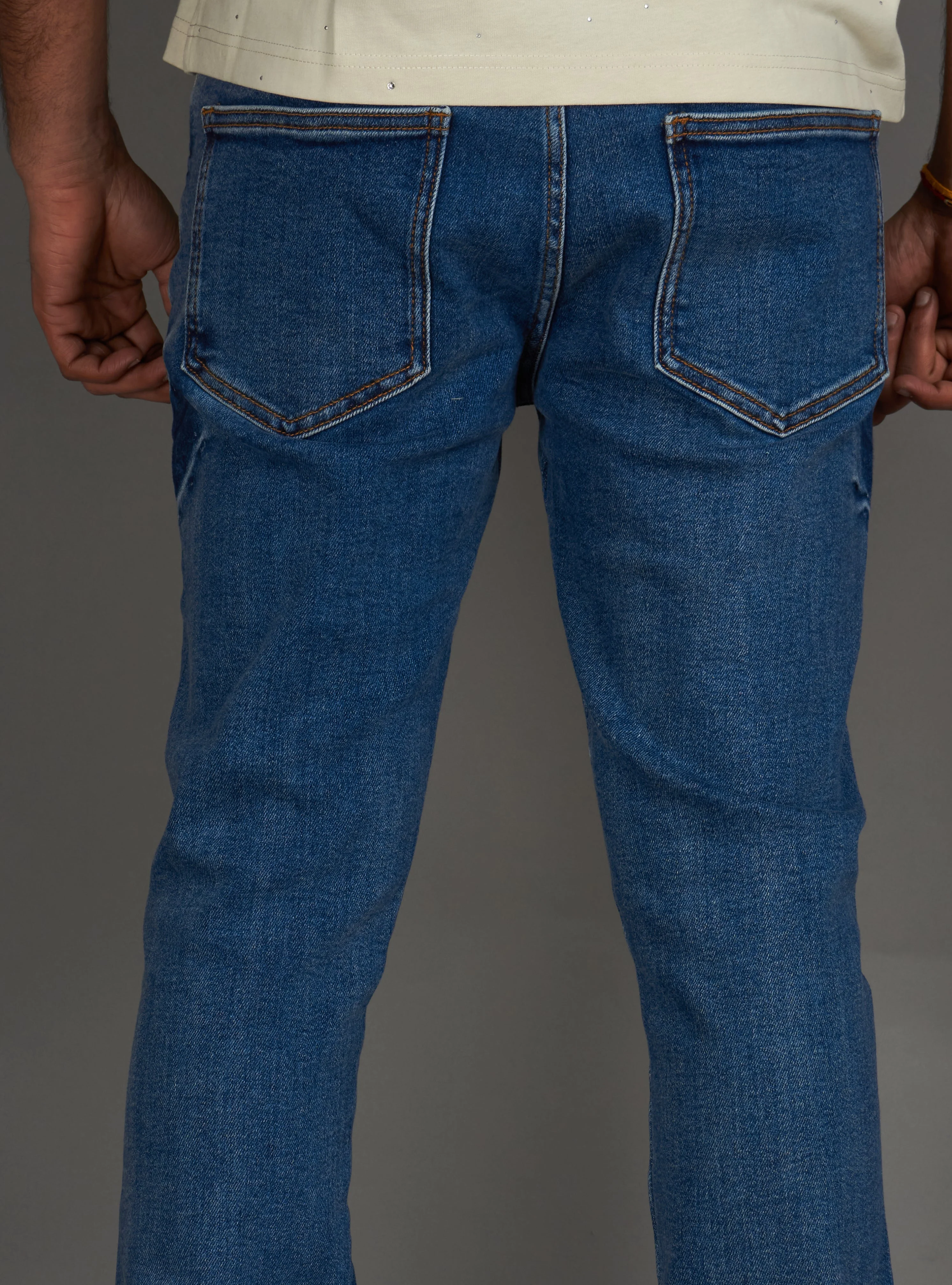Politics Jeans - Agassi Stacked Fit - Blue Wash - 967 - Image 14