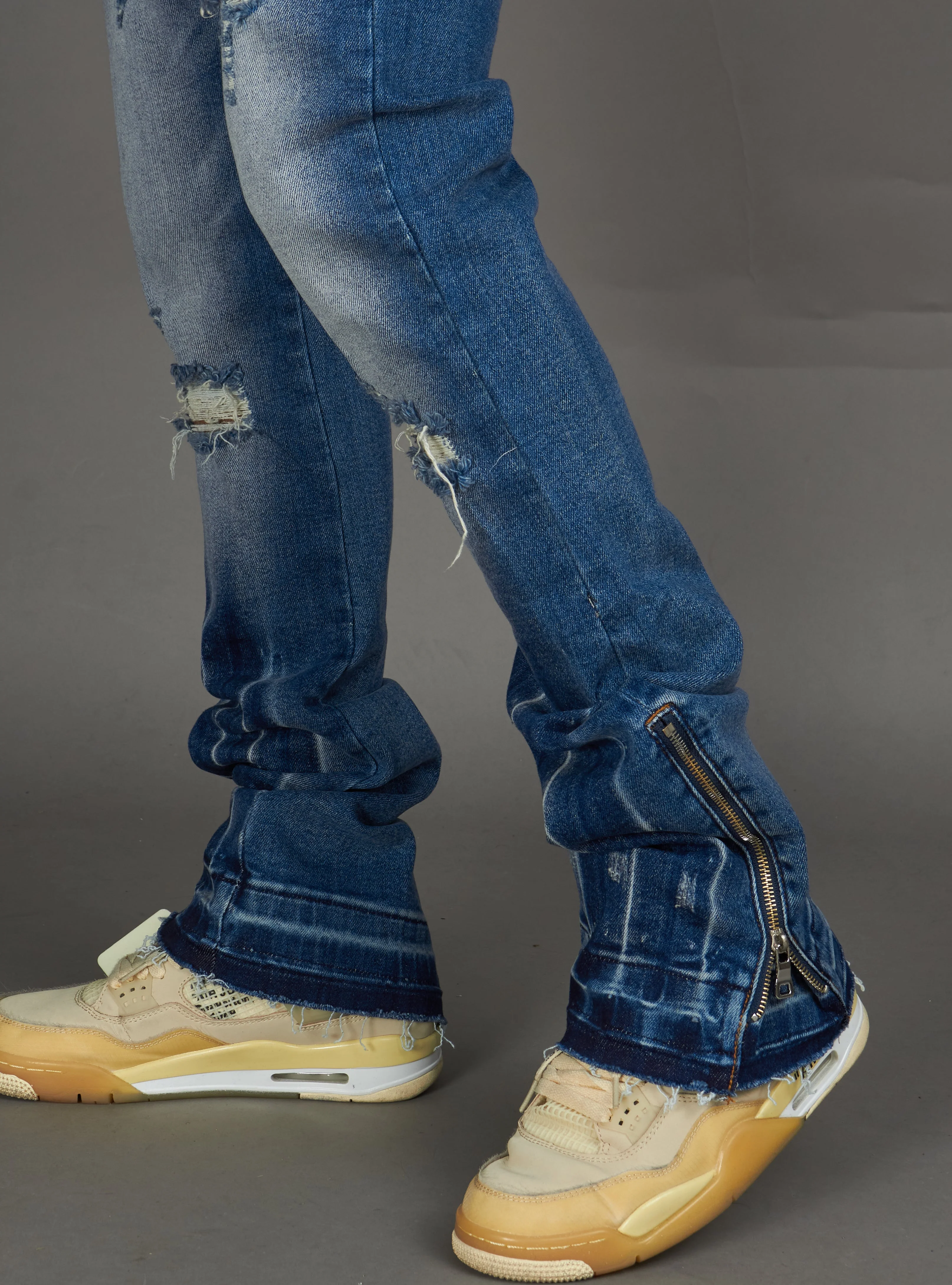 Politics Jeans - Agassi Stacked Fit - Blue Wash - 967 - Image 7