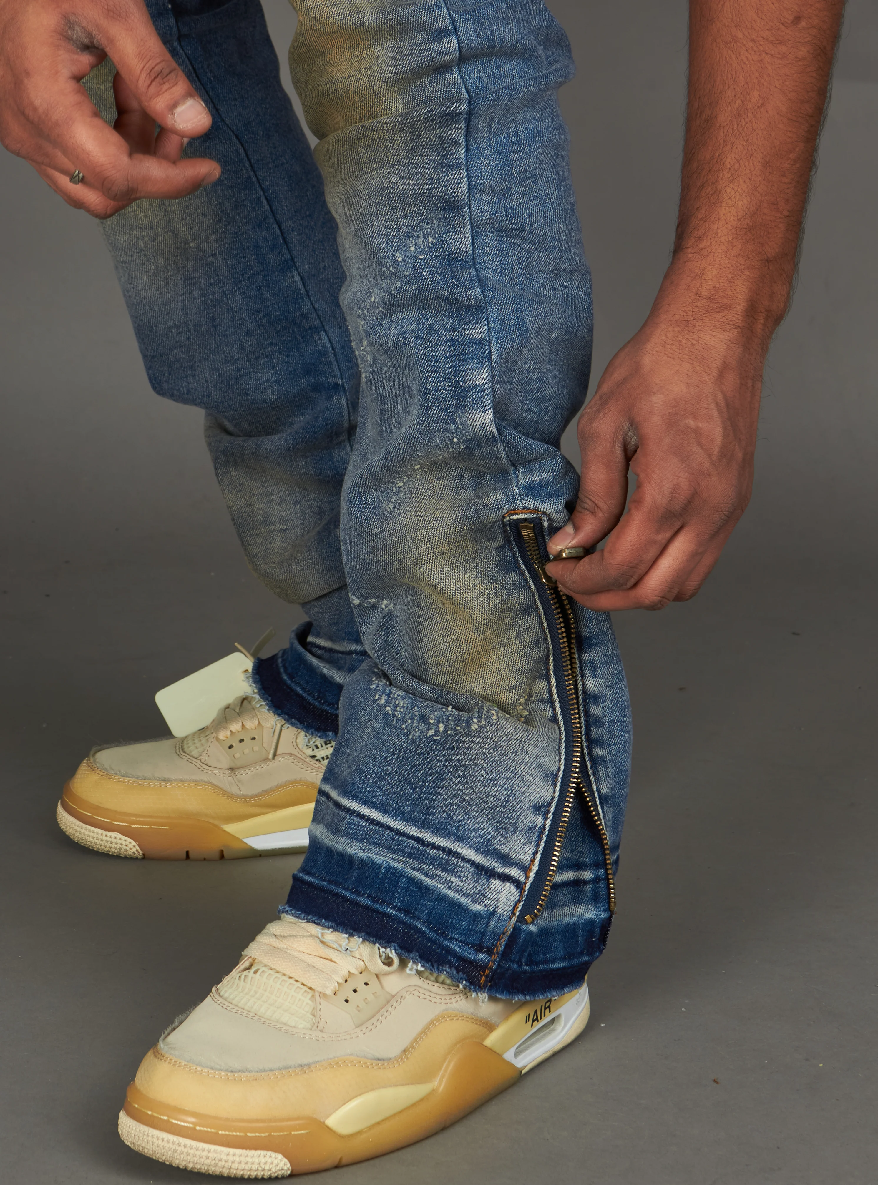 Politics Jeans - Agassi Skinny Fit - Vintage Blue Wash - 977 - Image 5