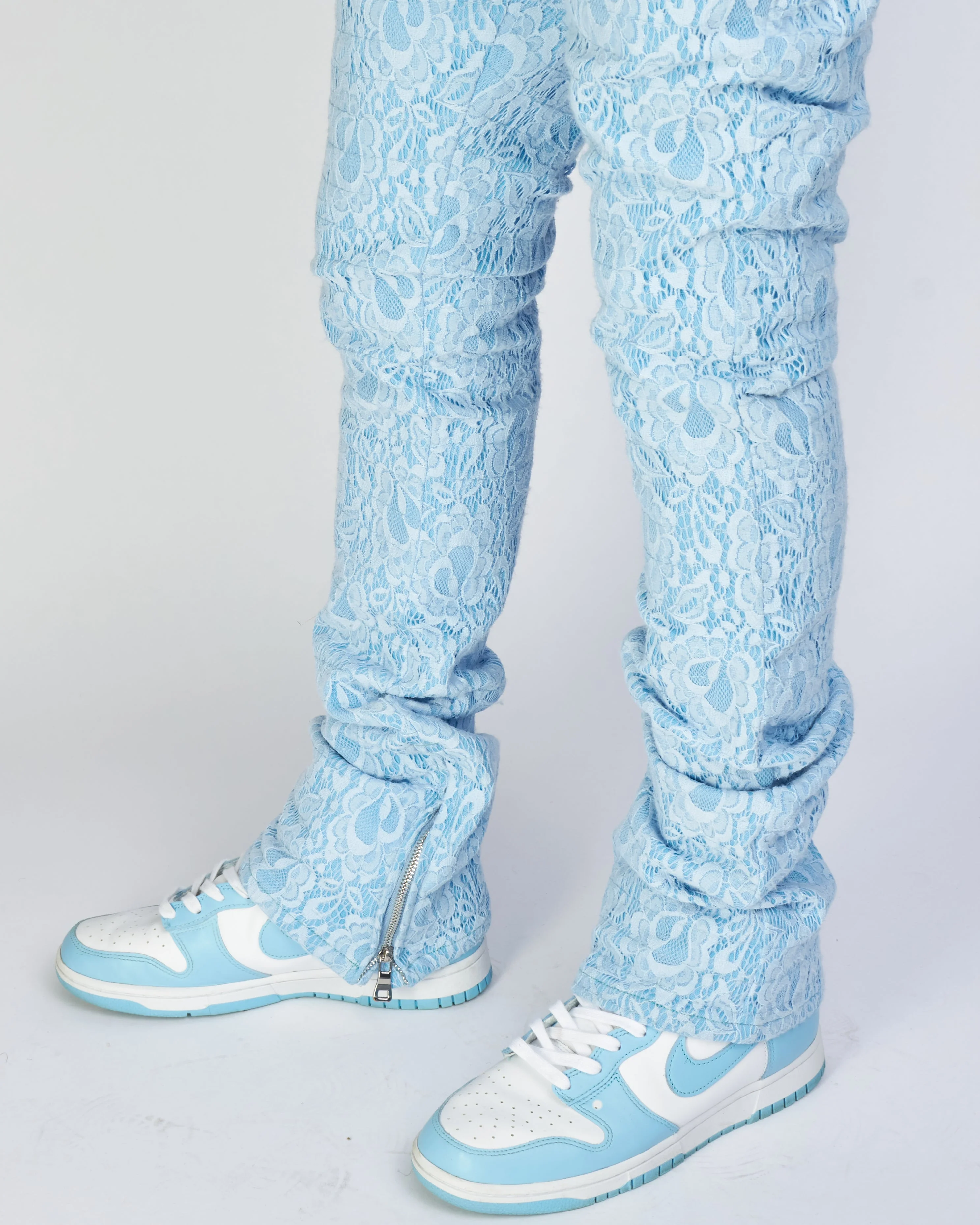 Politics Jeans - Baldwin - Baby Blue - Stacked Applique Denim - 502 - Image 5