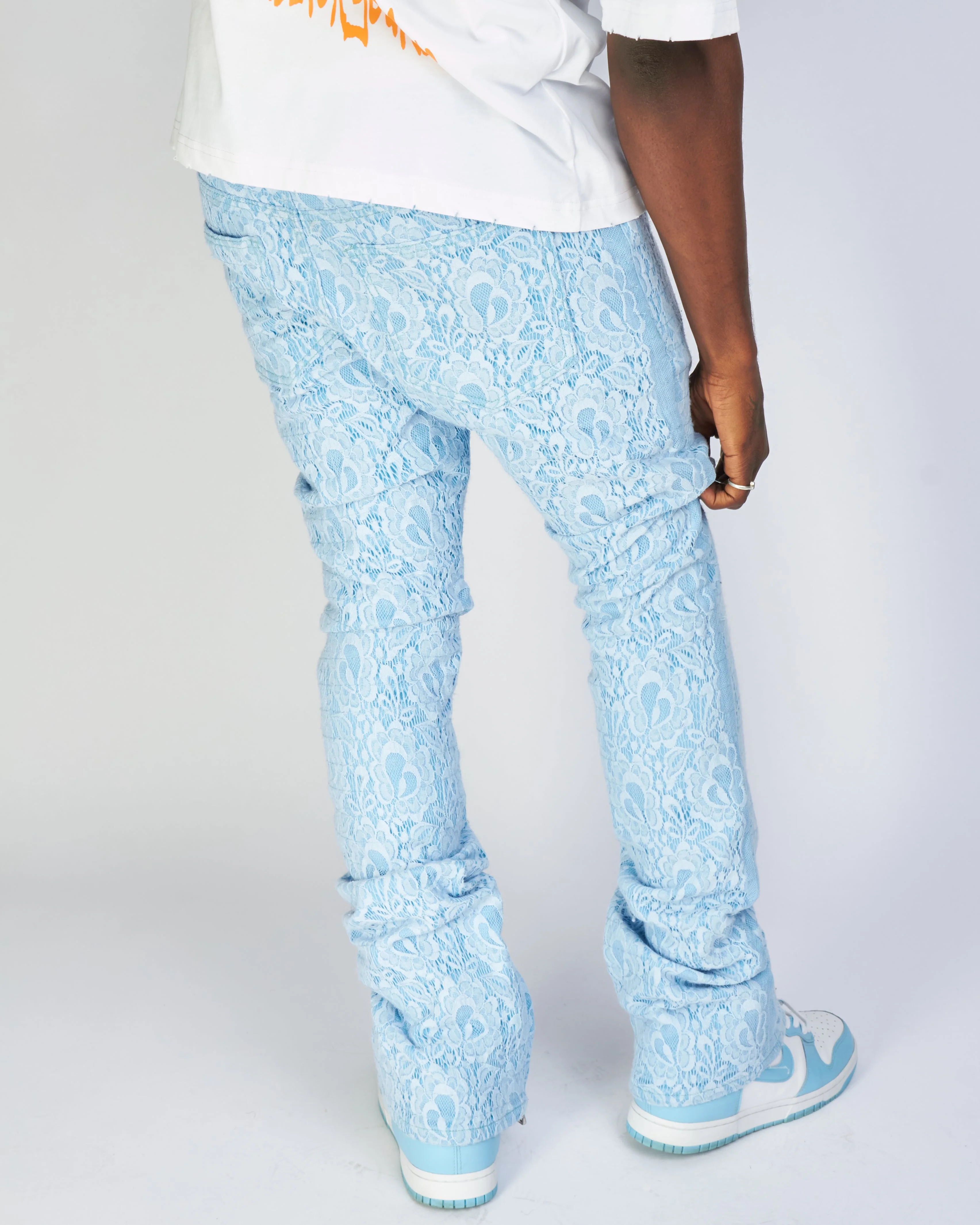 Politics Jeans - Baldwin - Baby Blue - Stacked Applique Denim - 502 - Image 7