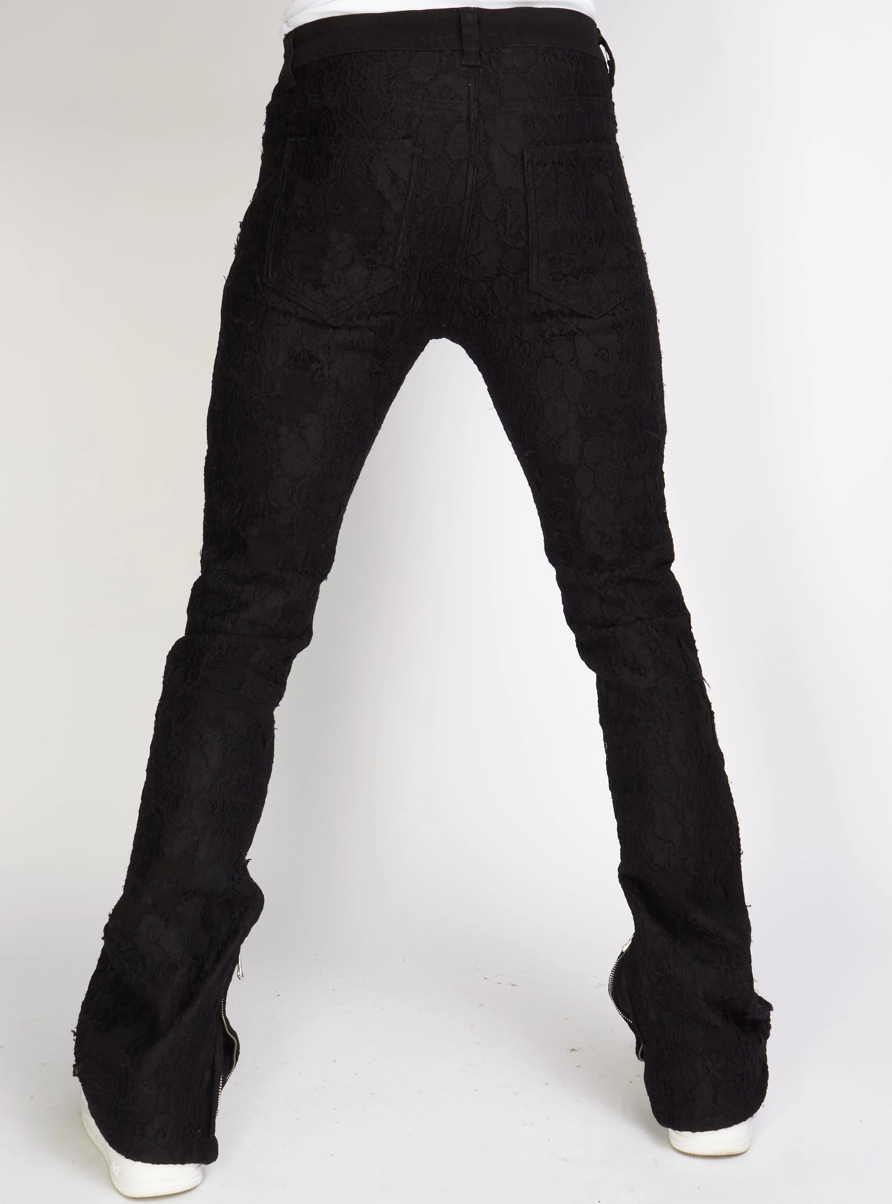 Politics Jeans - Baldwin - Black - Stacked Applique Denim - 504 - Image 2