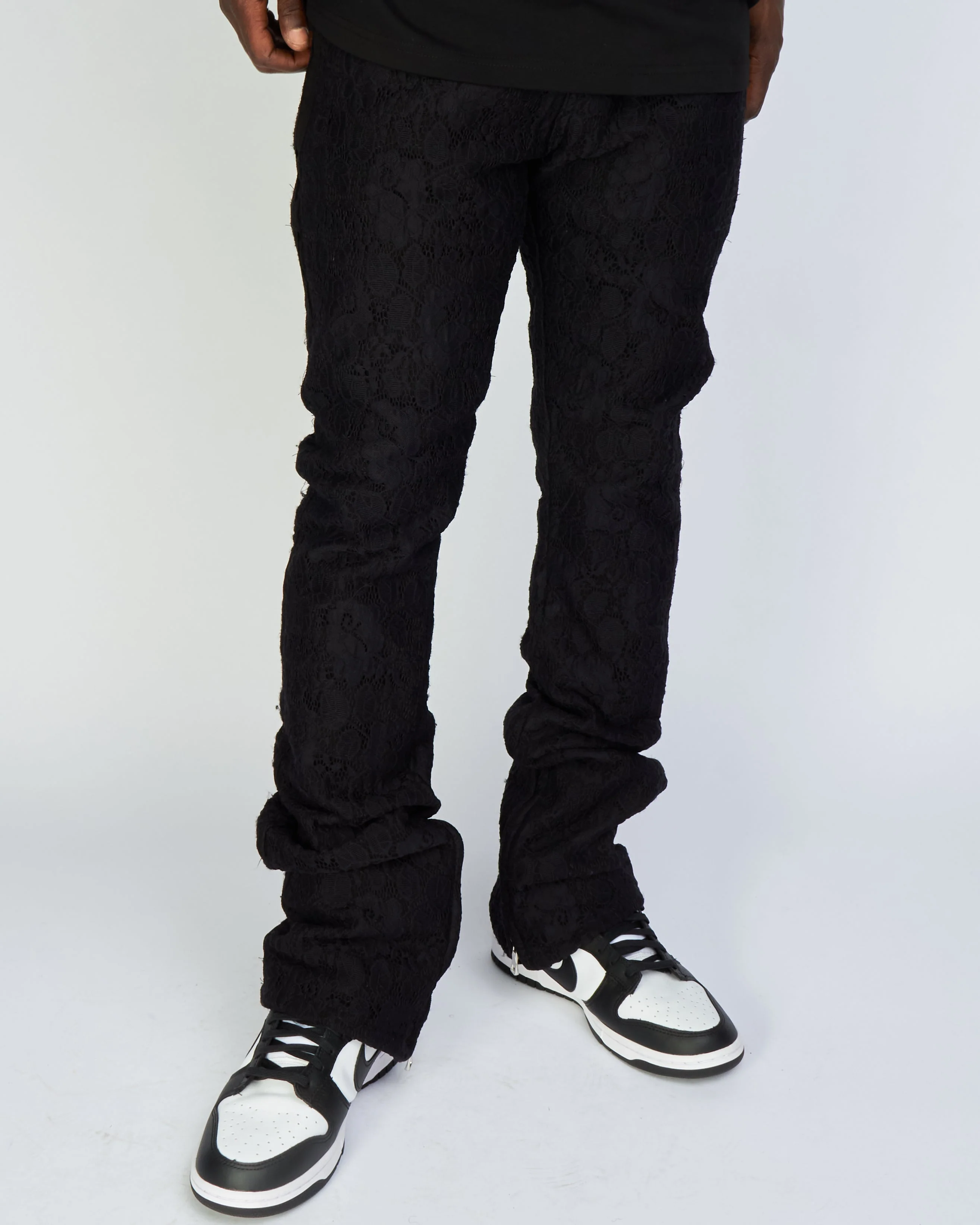 Politics Jeans - Baldwin - Black - Stacked Applique Denim - 504 - Image 7