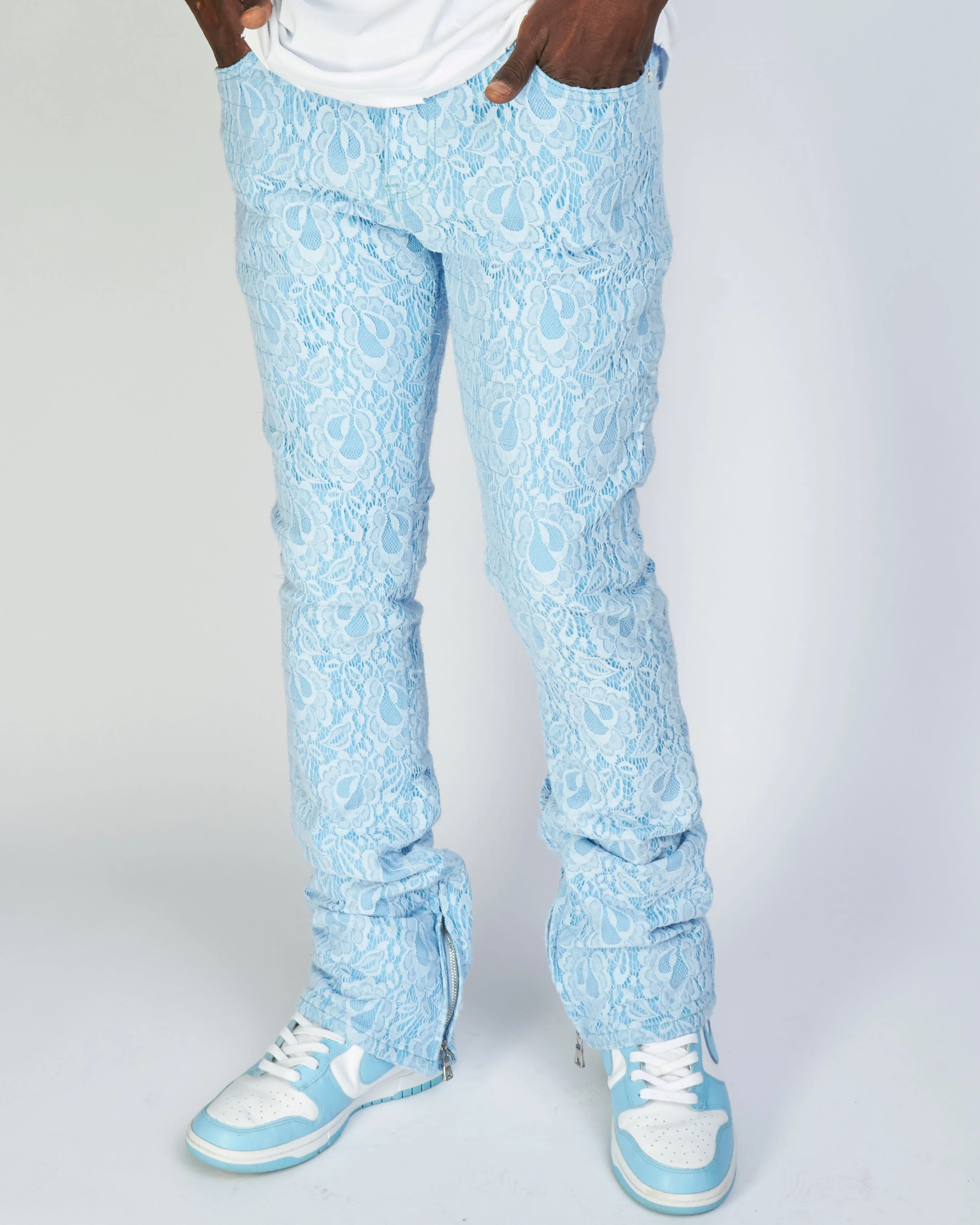 Politics Jeans - Baldwin - Cream - Stacked Applique Denim  - 503 - Image 9