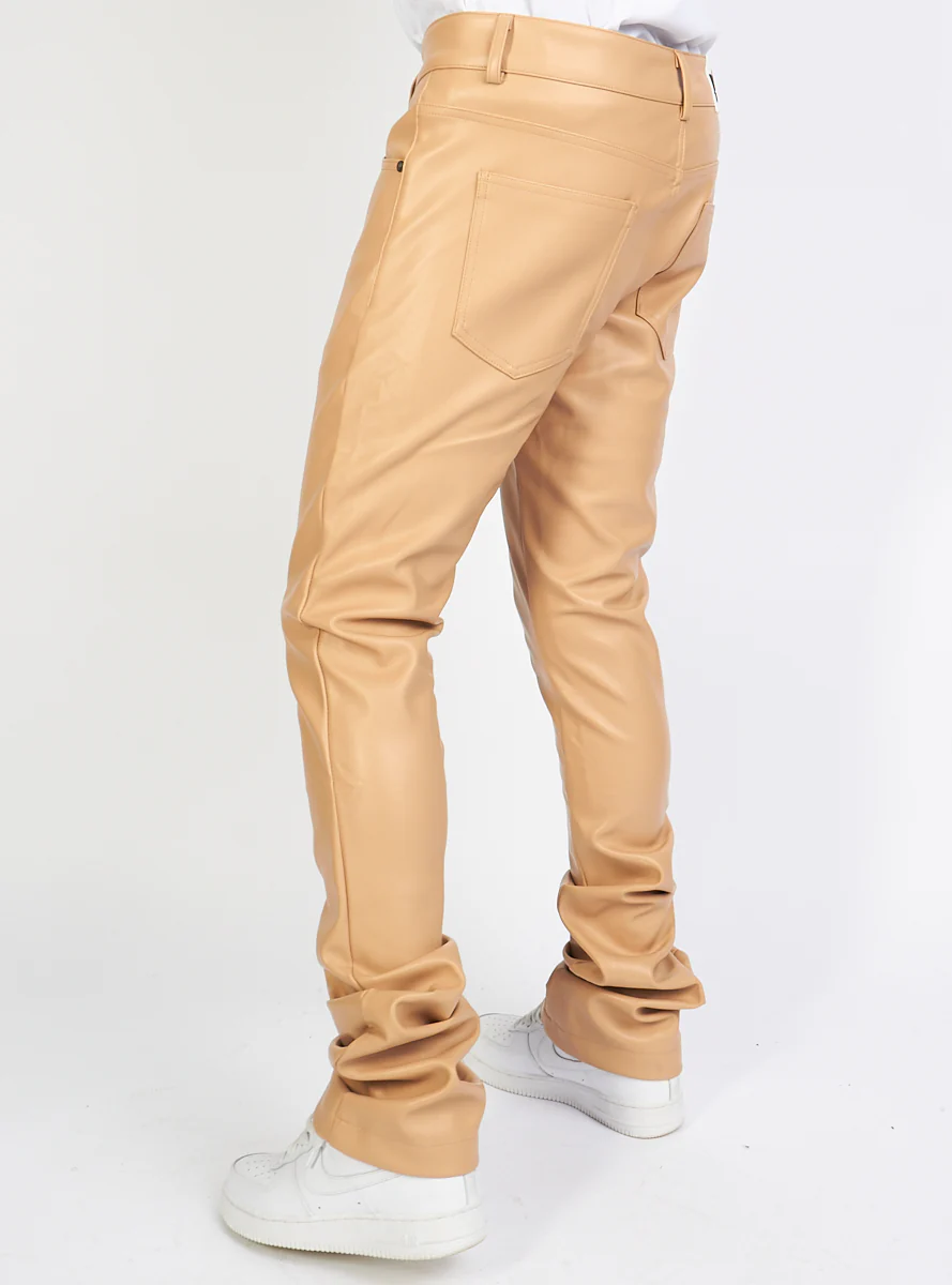 Politics Jeans - Barlow - Beige PU Leather - 553 - Image 5