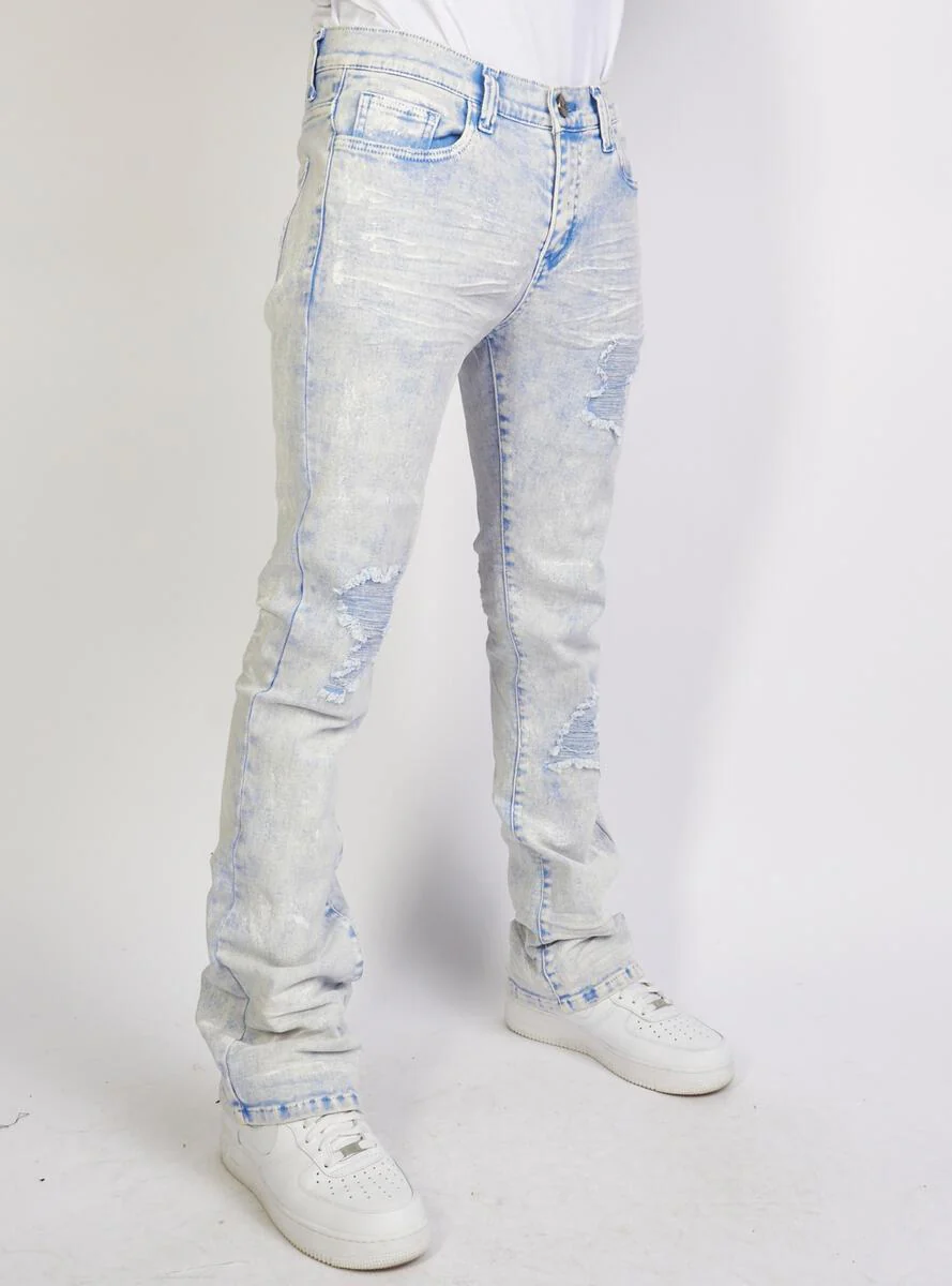 Politics Jeans - Barlow - Stacked - Ice Tundra - 506 - Image 2