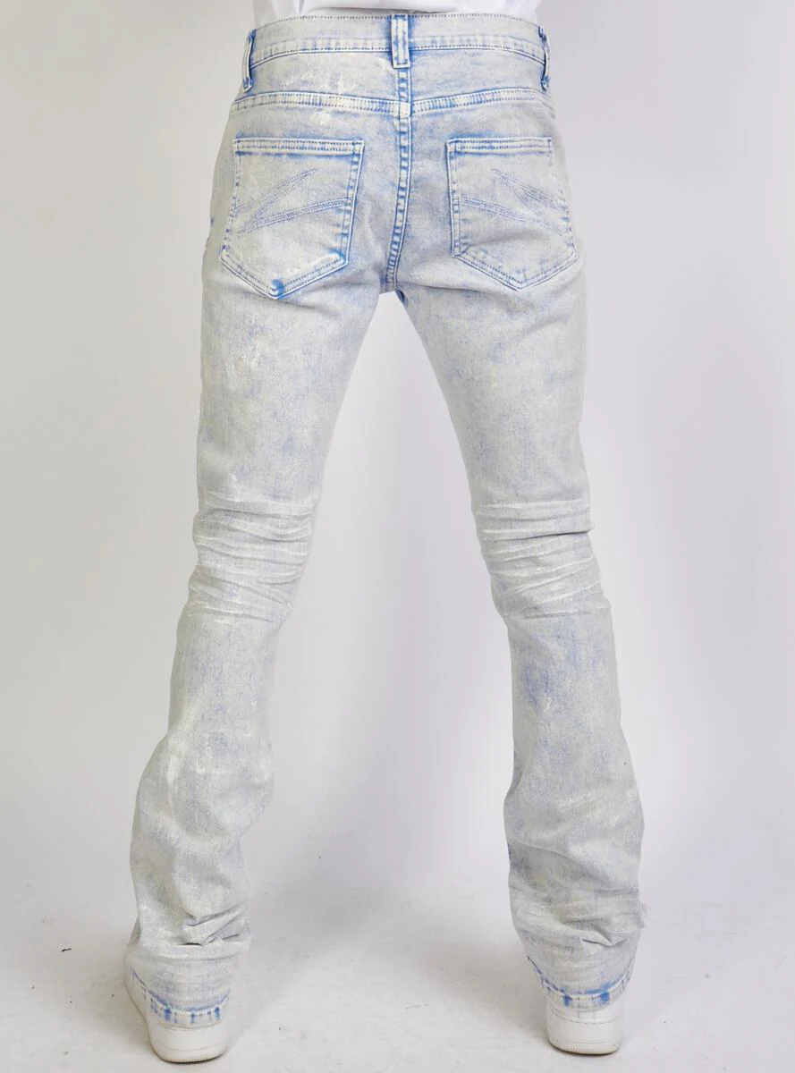 Politics Jeans - Barlow - Stacked - Ice Tundra - 506 - Image 3