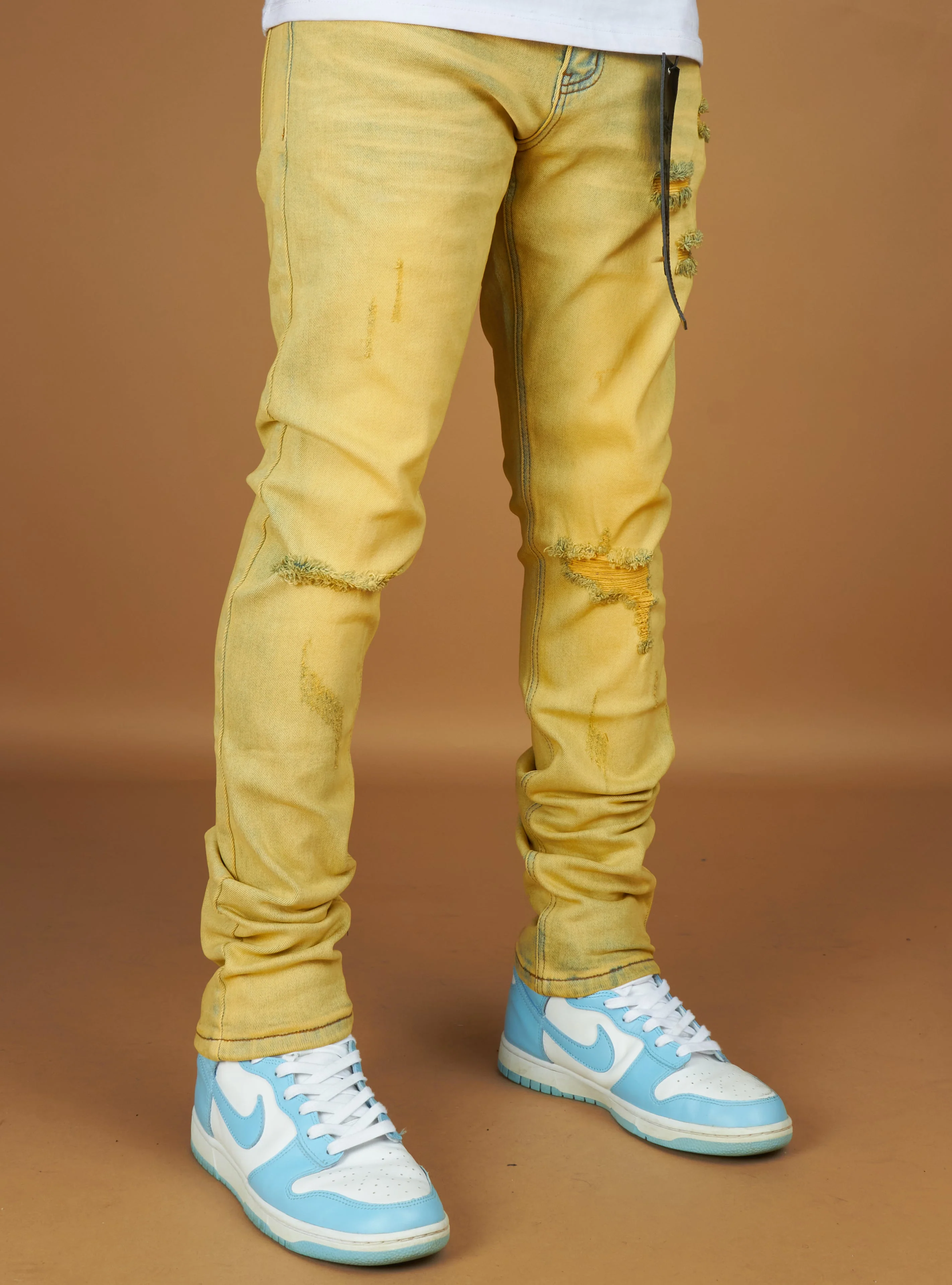 Politics Bone Skinny Fit Jeans — Vintage Wash - Image 3