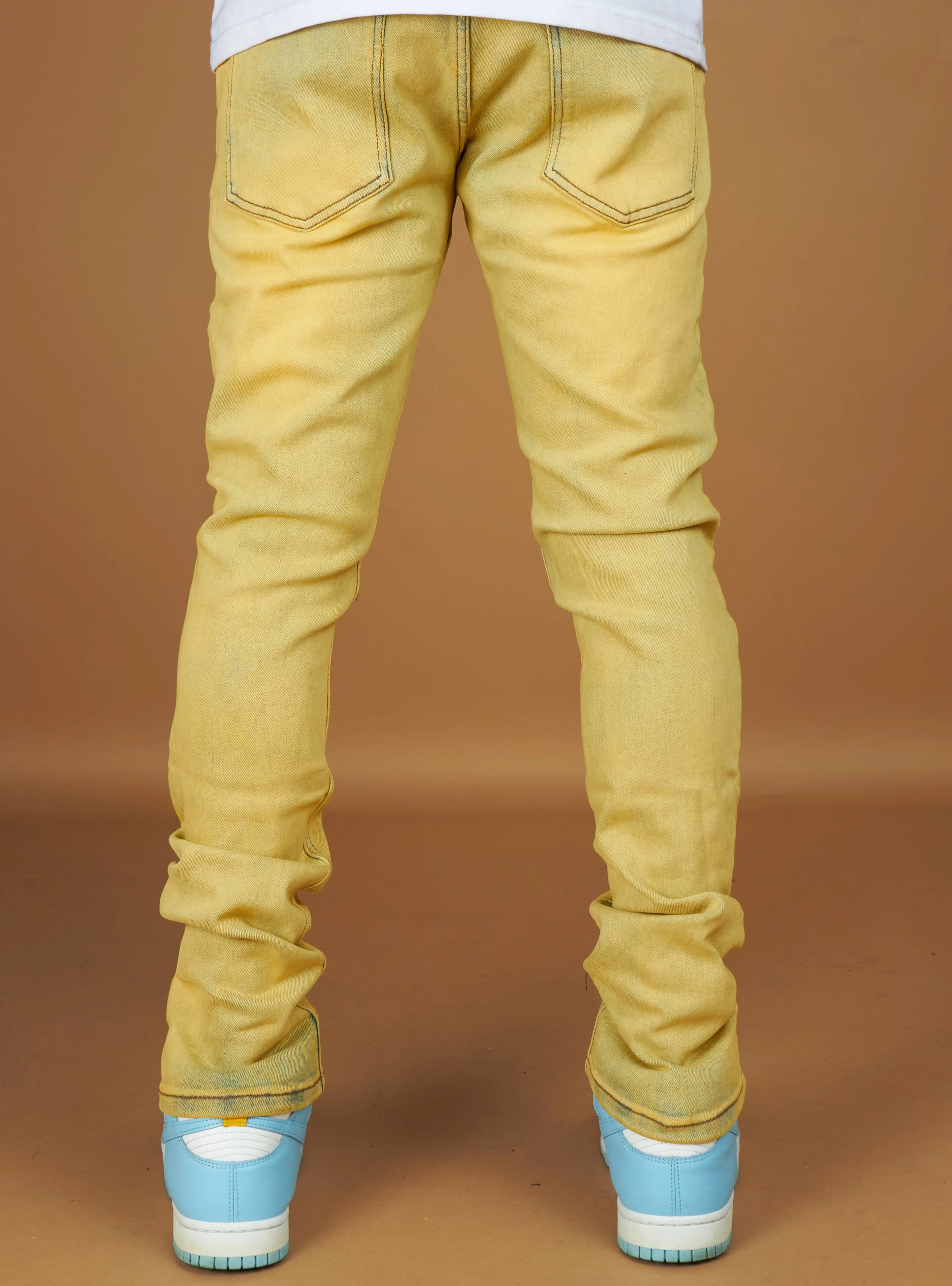 Politics Bone Skinny Fit Jeans — Vintage Wash - Image 4